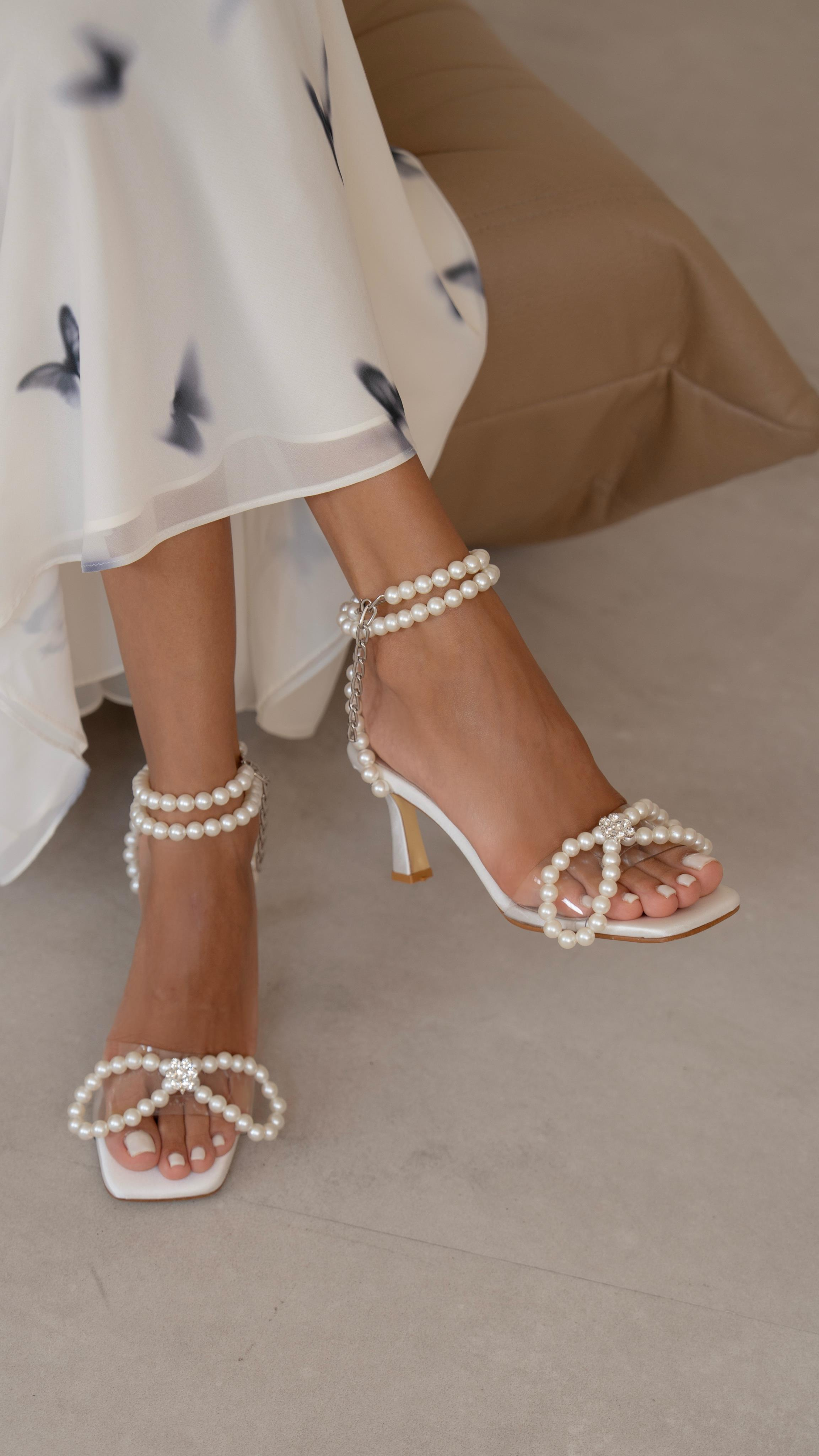 Nantes Beyaz    Topuklu Ayakkabı