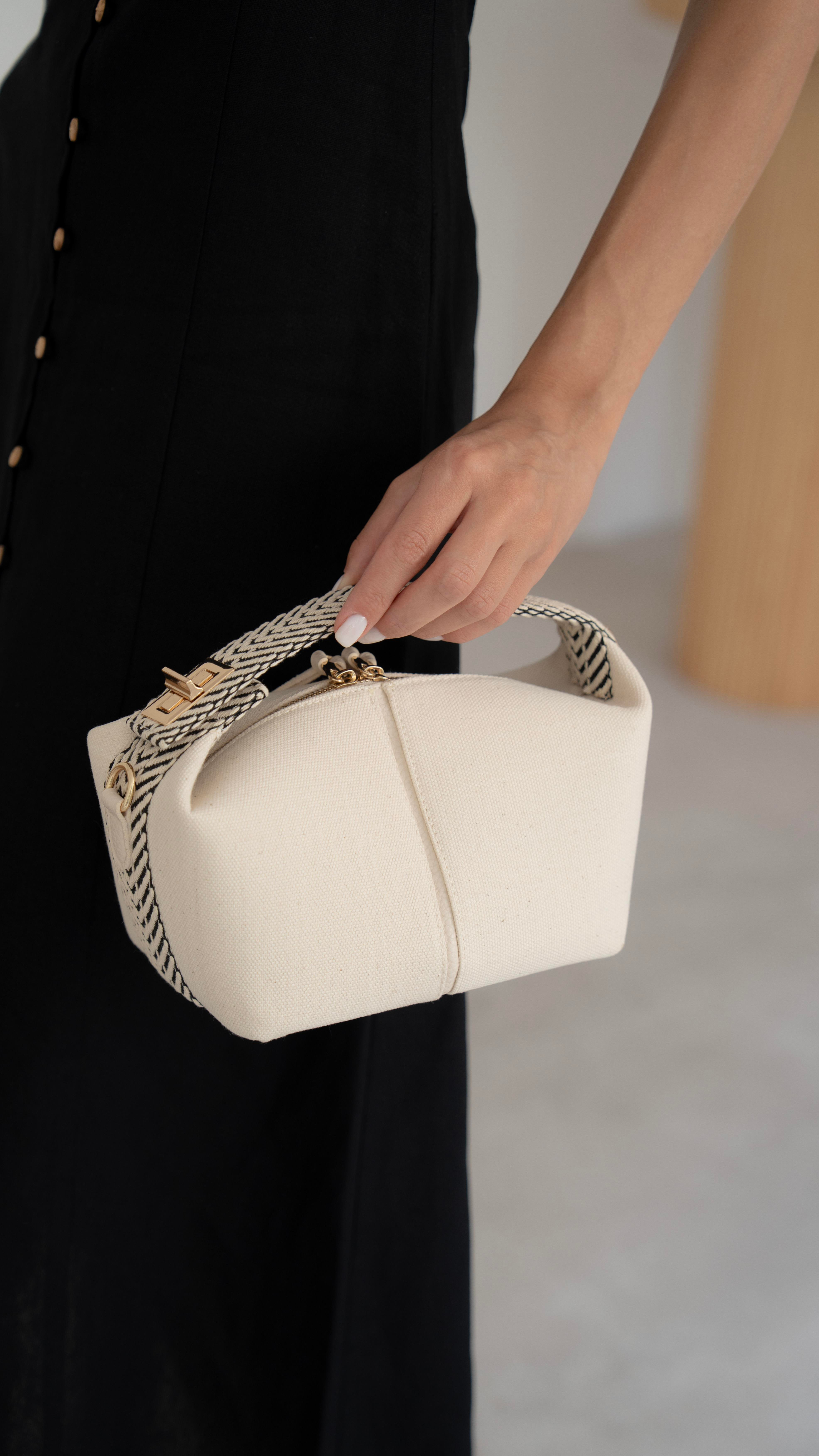 Süle Bej-Siyah   Çanta