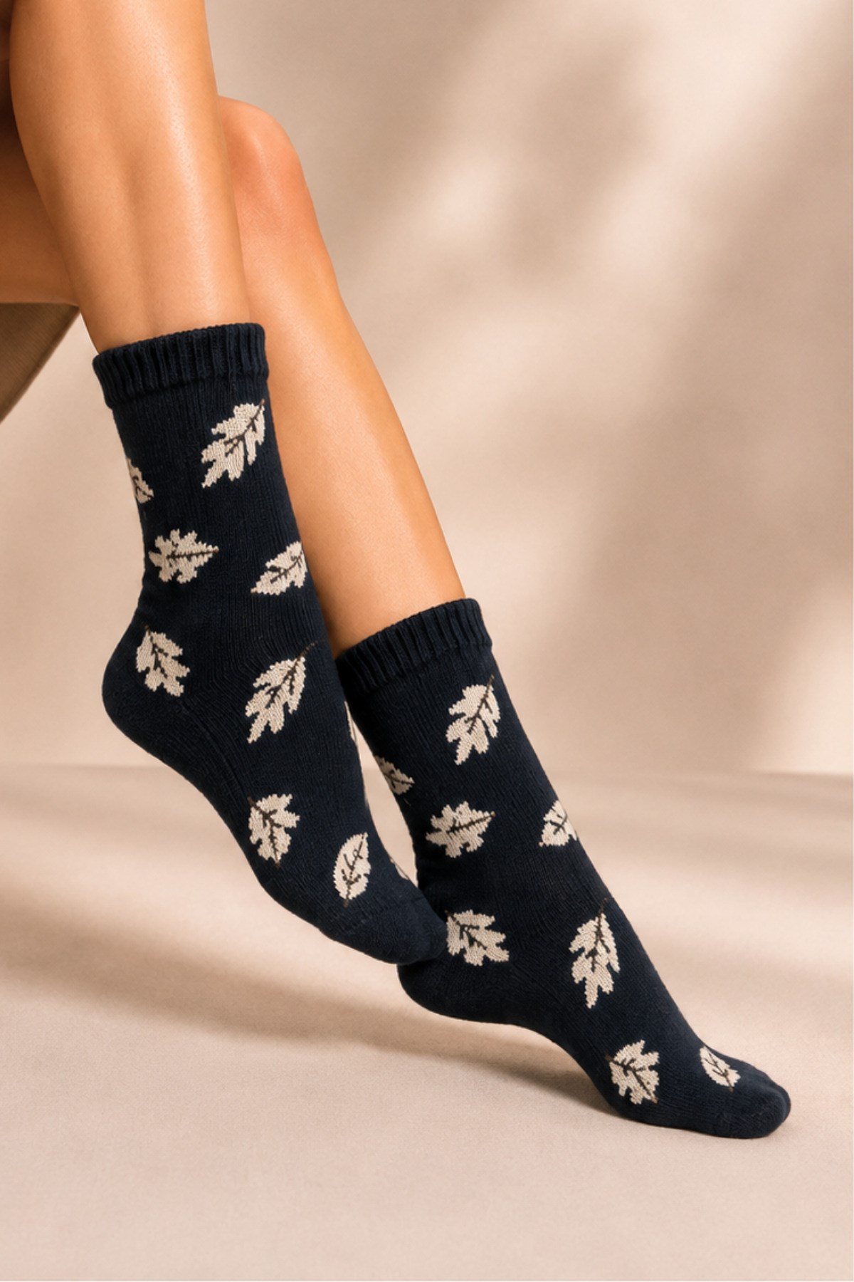 Kadın Lambswool Kışlık Soket Çorap 4'lu Paket - 36 - 40
