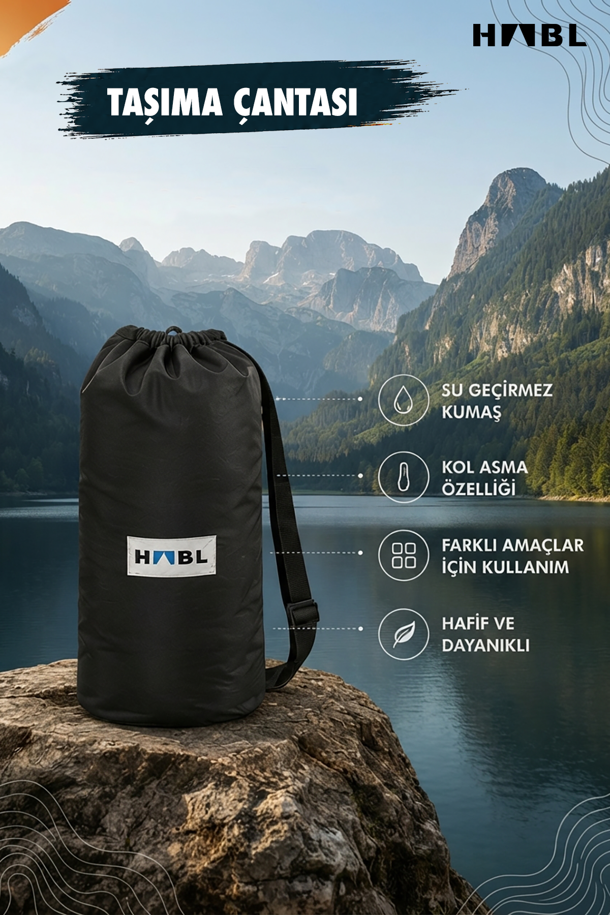 HABL Güçlendirilmiş Kamp ve Çadır Altı Brandası