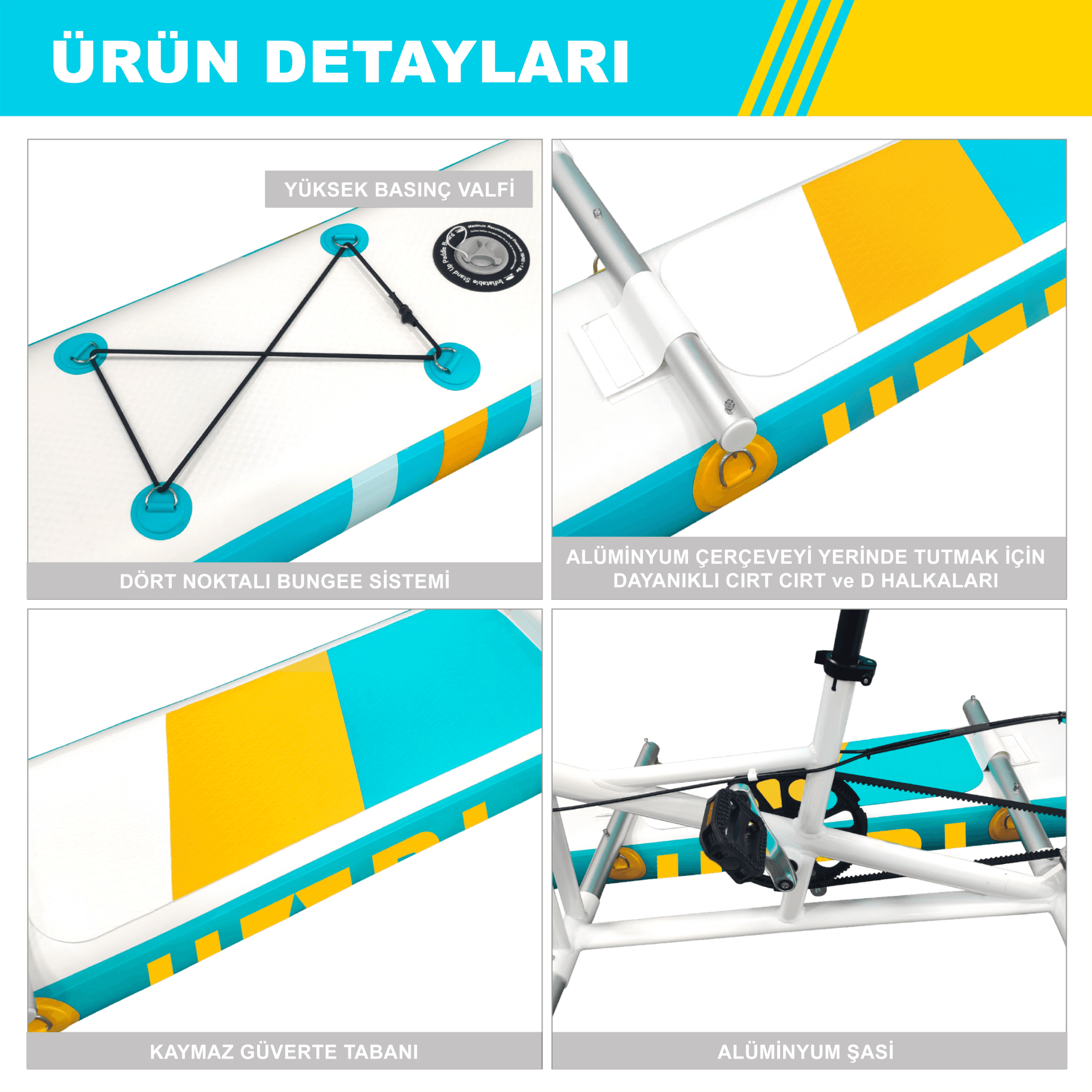 Habl Şişme Deniz Bisikleti - Water Bike