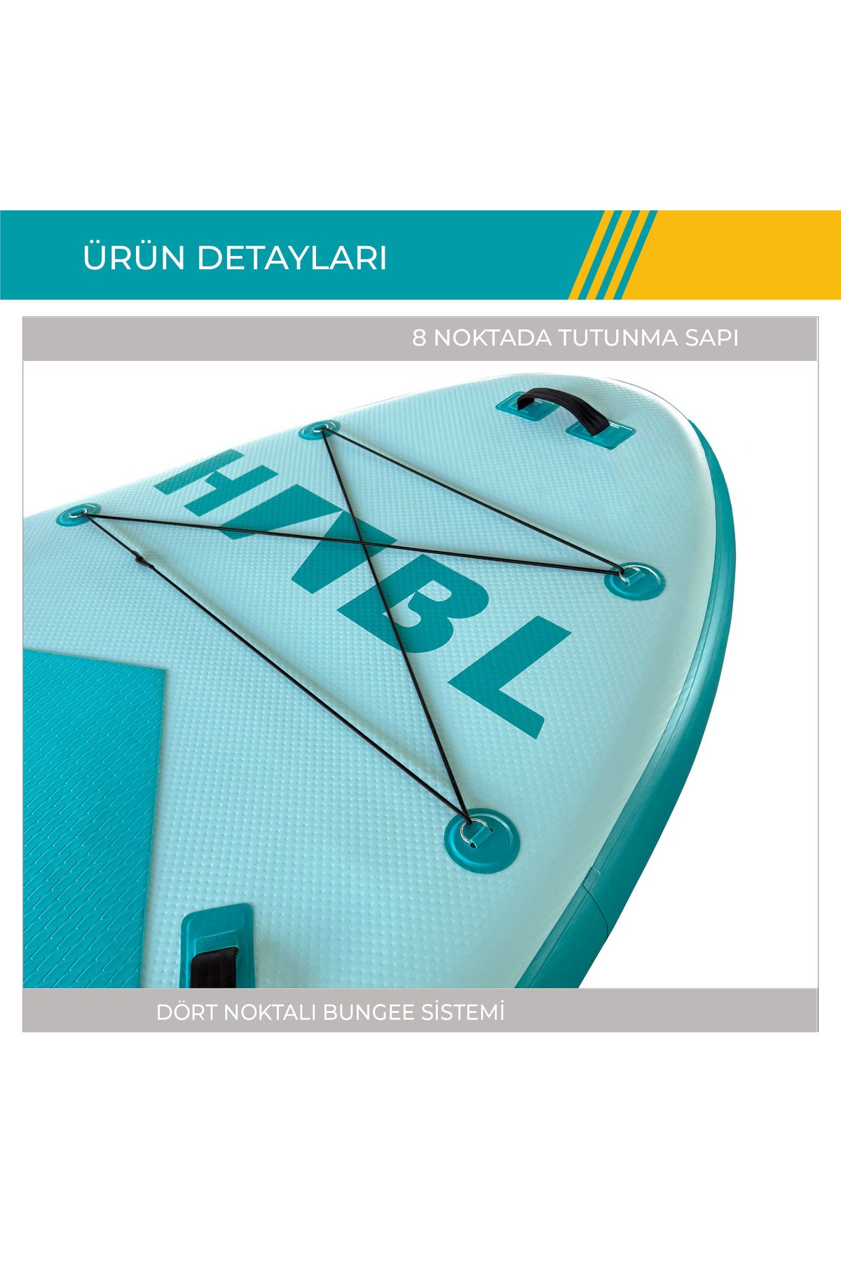 Habl Şişme Deniz Sup Board - Paddle Board – 457 x 140 x 20 XL