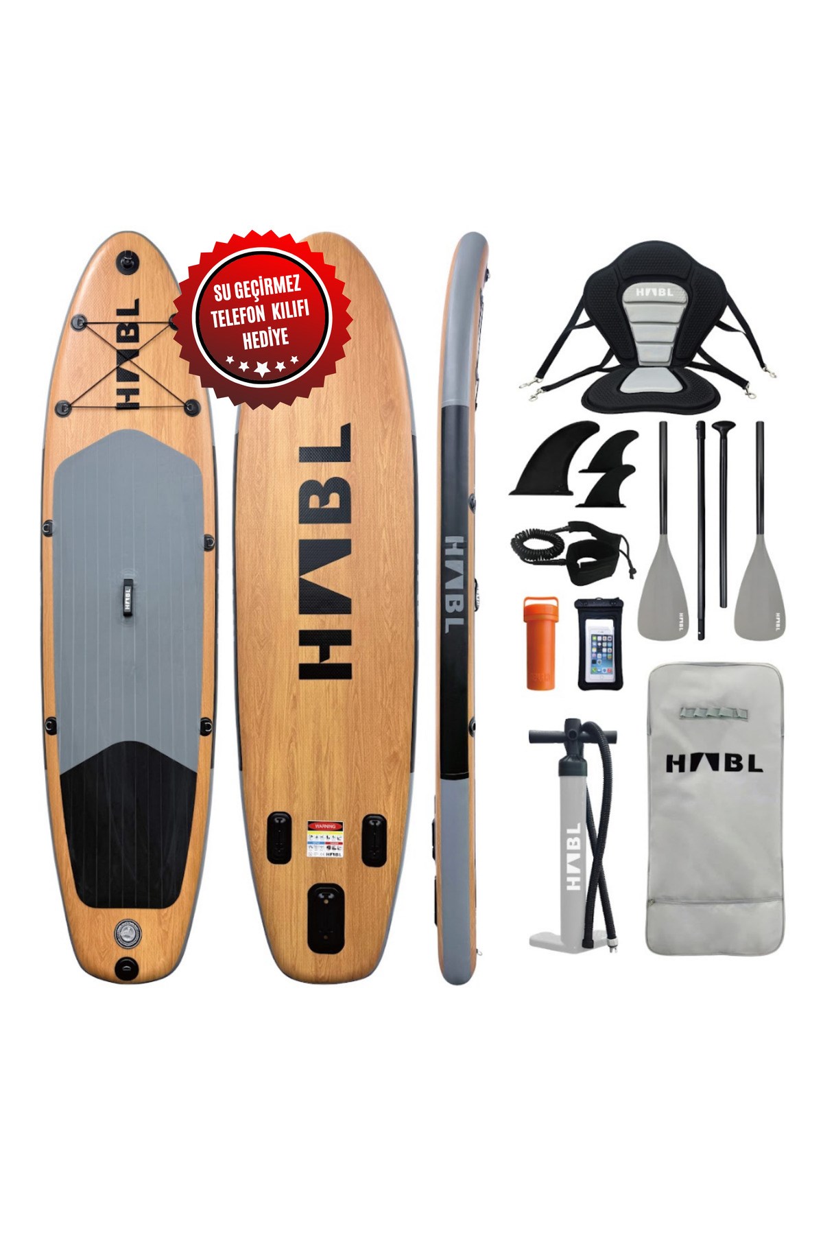 Habl Şişme Deniz Sup Board - Paddle Board – 335 x 84 x 15 Deluxe