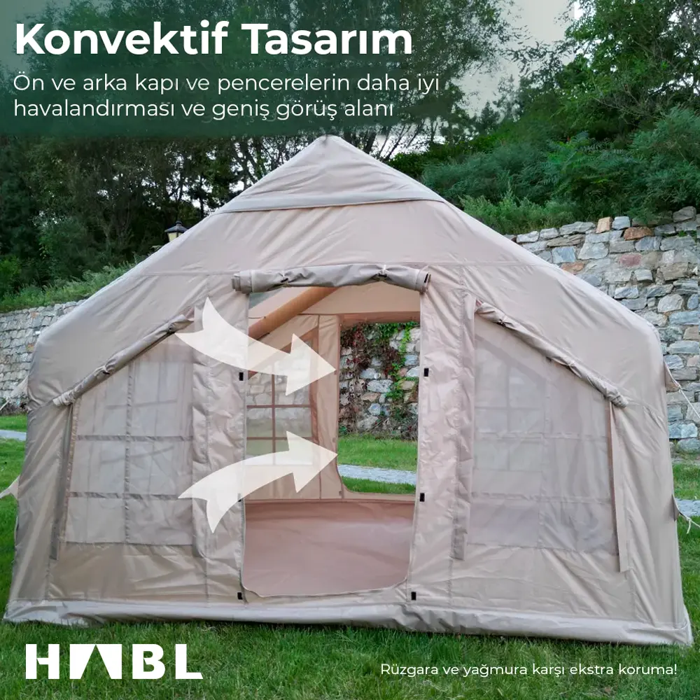 Habl Şişme Kamp Çadırı – 6.3 M2