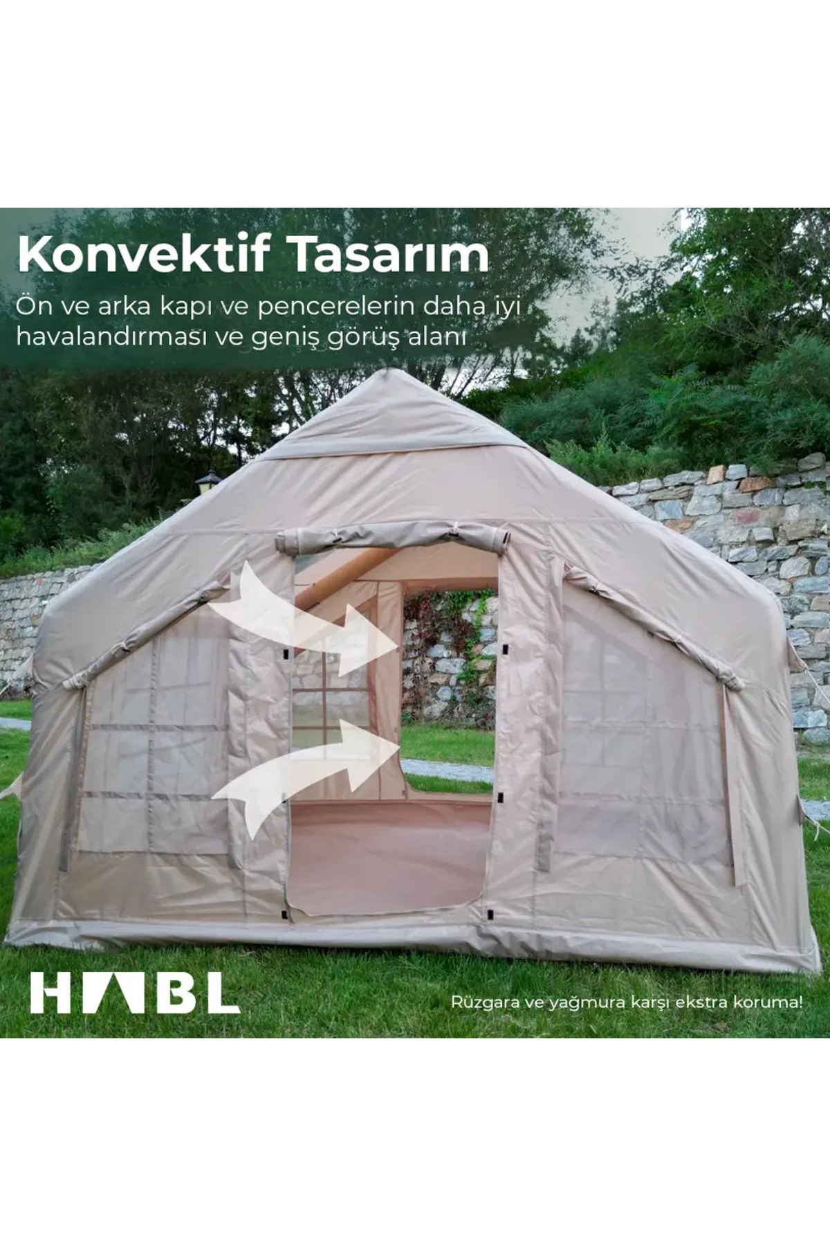 Habl Şişme Kamp Çadırı - 8 M2
