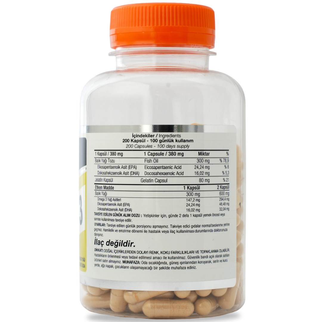NOP OMEGA 3 TOZ 200 KAPSUL X 380MG
