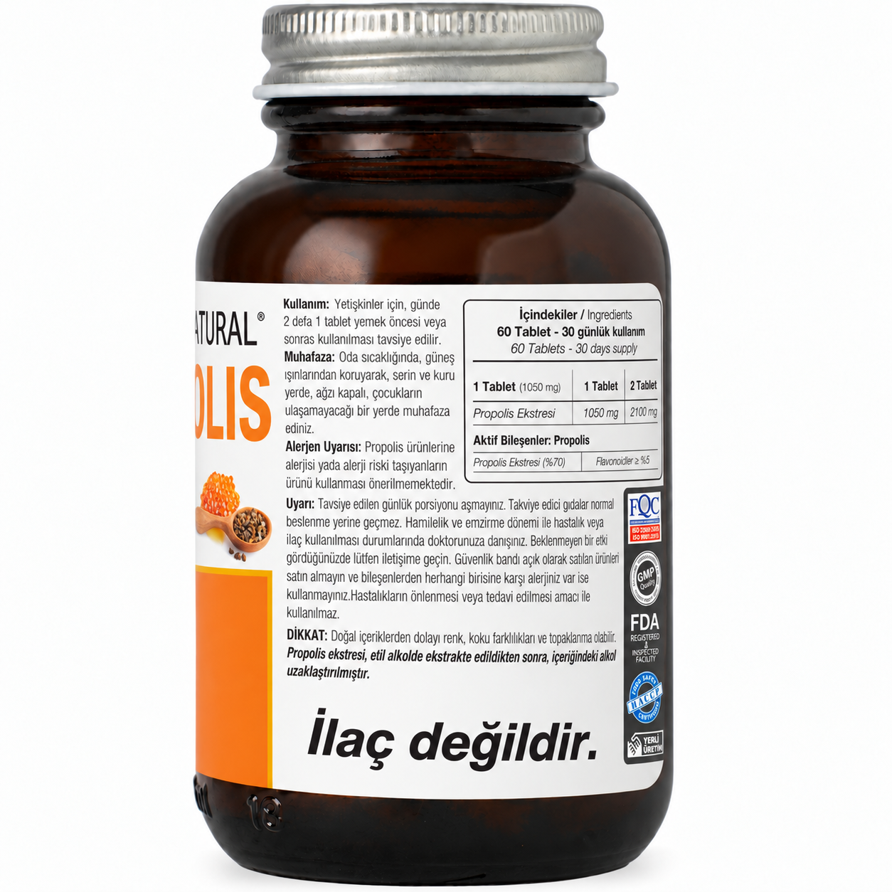 Propolis Ekstresi 60 Tablet x 1050 mg