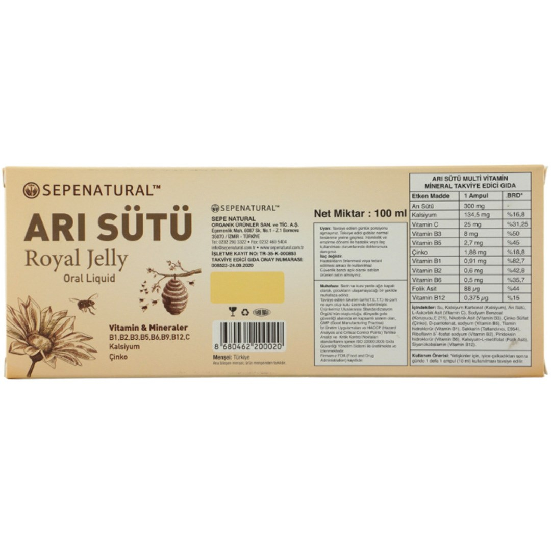 SPN  ARI SÜTÜ SIVI SHOT 10X10ML