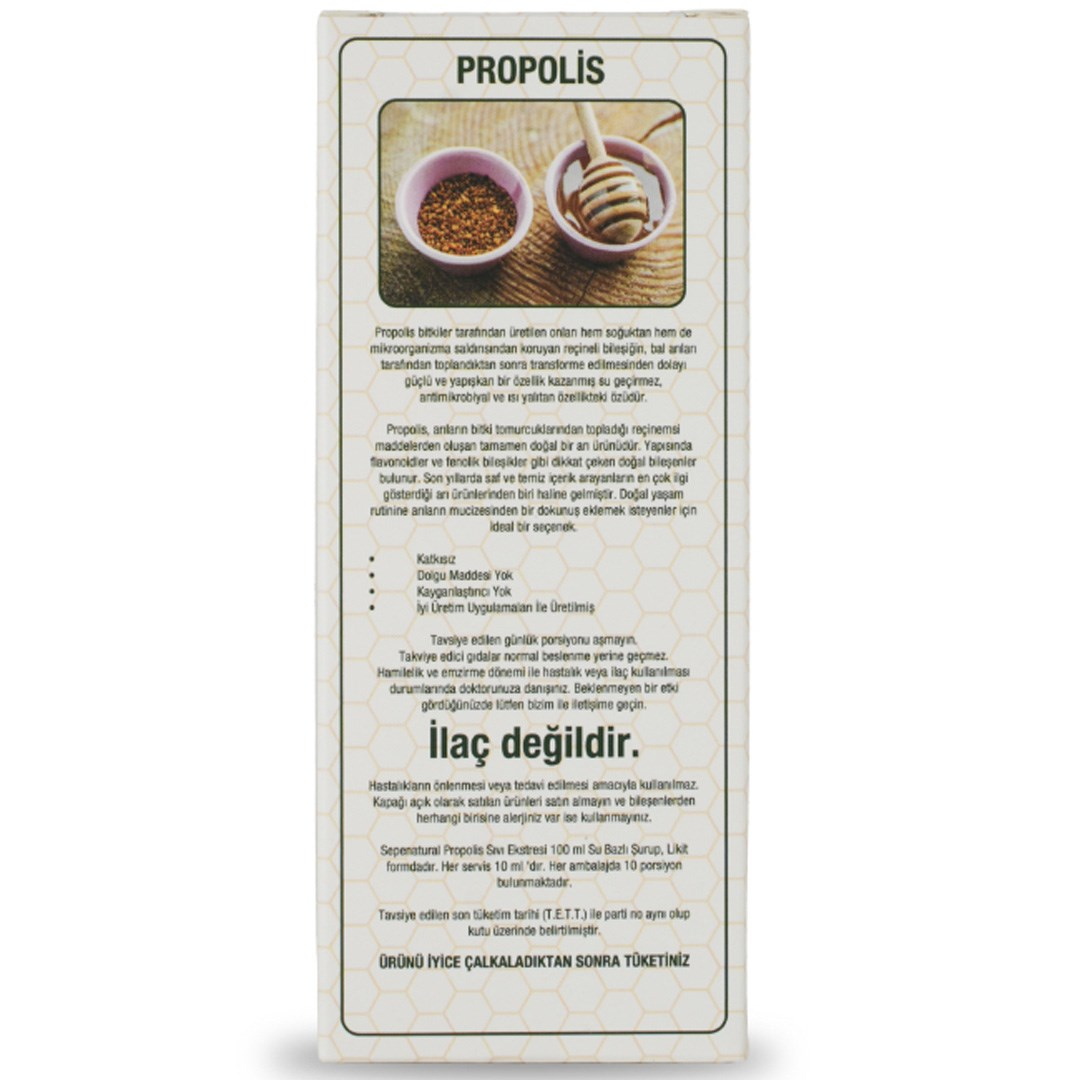 SPN  PROPOLIS EKSTRESİ 100 ML SU BAZLI ŞURUP