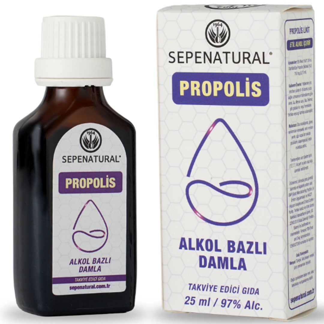 SPN  PROPOLİS EKSTRESİ 25 ML ALKOL BAZLI DAMLA