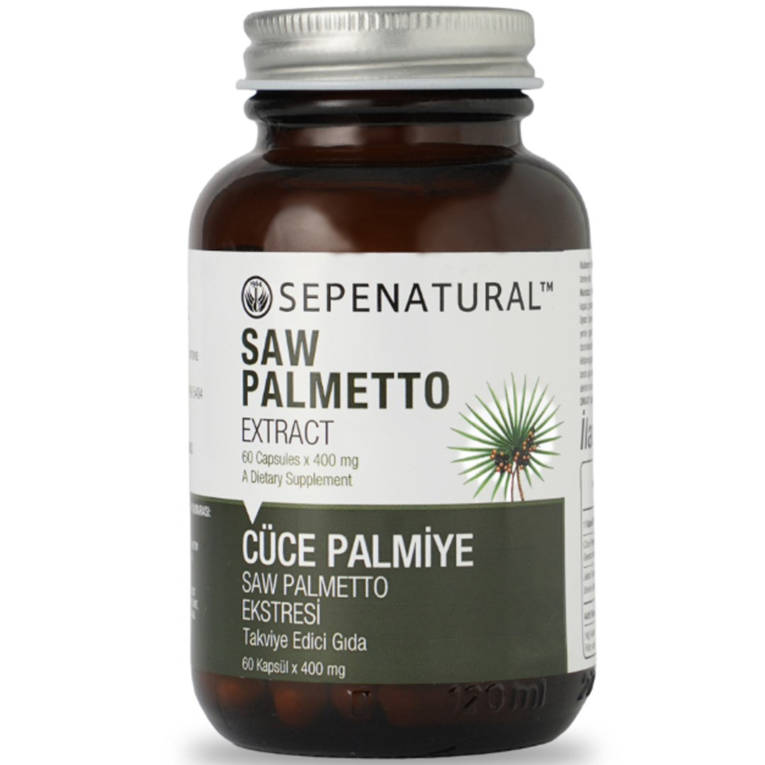 SPN  SAW PALMETTO CÜCE PALMİYE EKSTRESİ 60 KAPSUL X 400MG