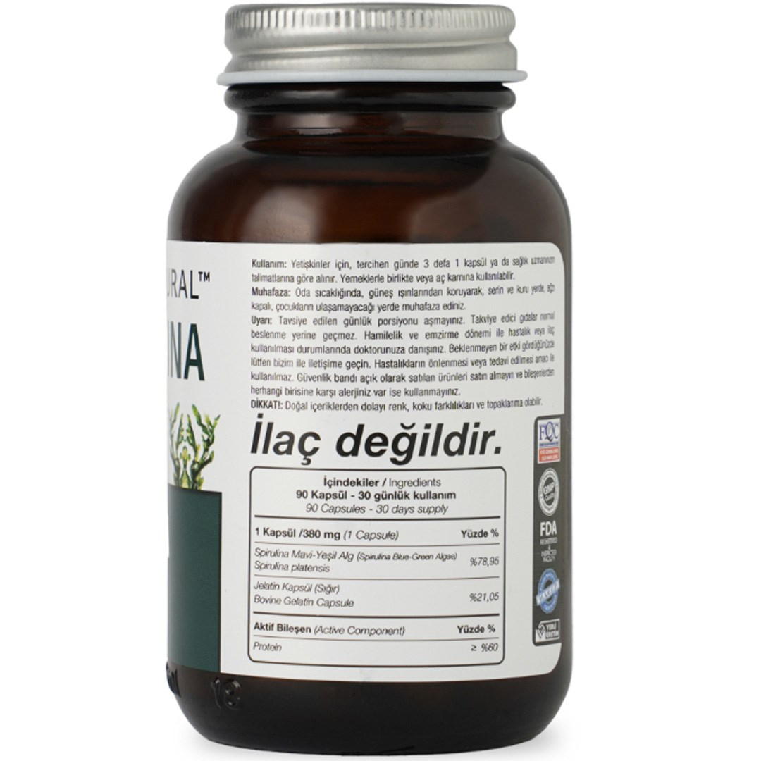 SPN  SPİRULİNA 90 KAPSUL X 380MG