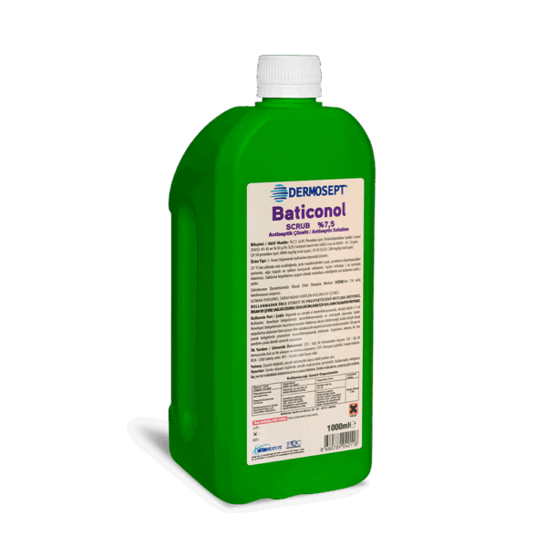DERMOSEPT Baticonol Scrub Antiseptik Çözelti (%7,5 Povidone Iodine) 1000ml