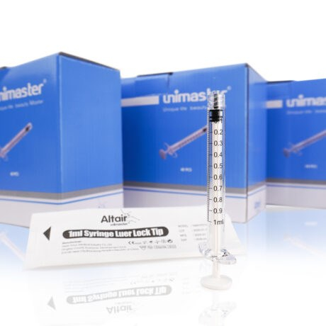 Unimaster Altair Luer Lock Cam Enjektör 1ml 40 Adet