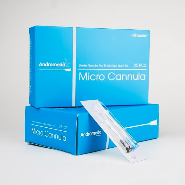 Unimaster Andromeda Micro Dolgu Kanülü  21 G X 50 mm 25 Adet (Premium Ambalaj)
