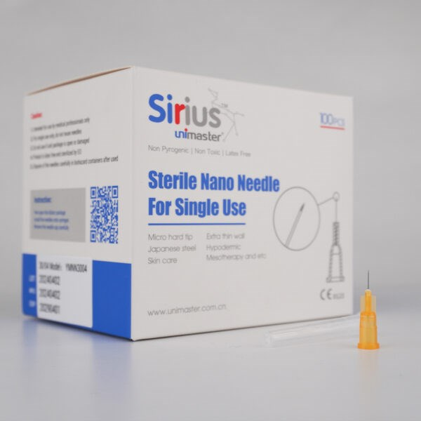 Unimaster Sirius Mezoterapi ve Botoks İğnesi  34 G X 6 mm 100 Adet