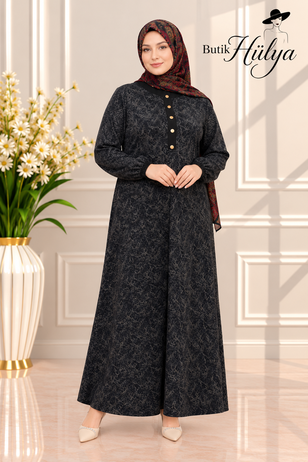 26135 Hayal  Elbise Siyah