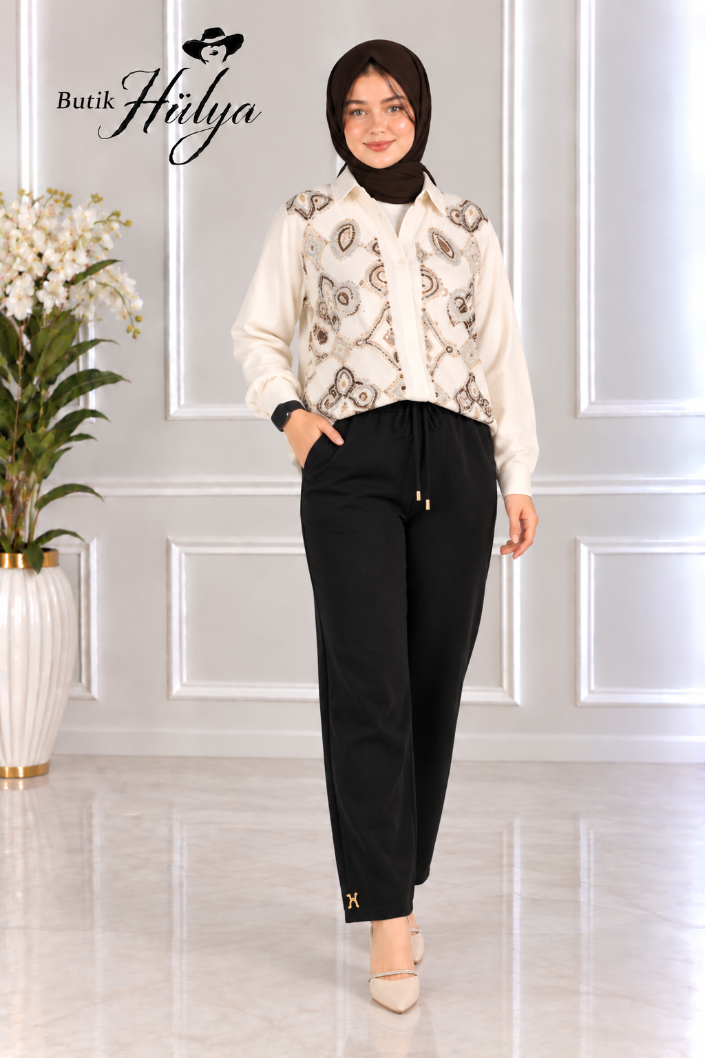 28111 Benetton Cansu Pantolon Siyah