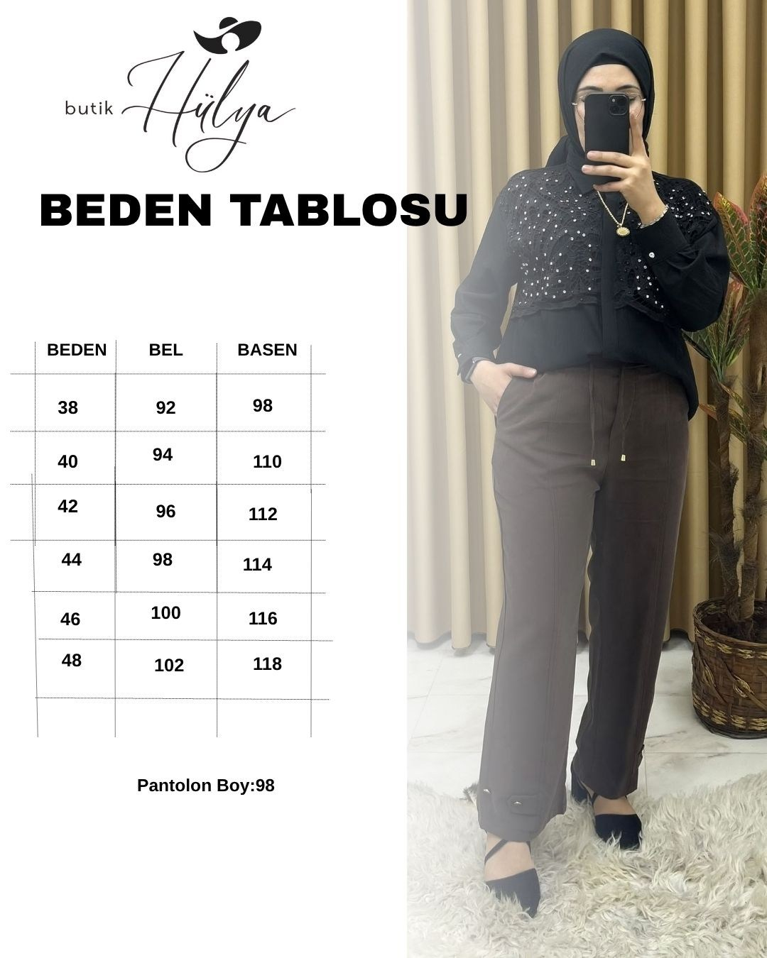 28112 Benetton Meyra Pantolon Siyah