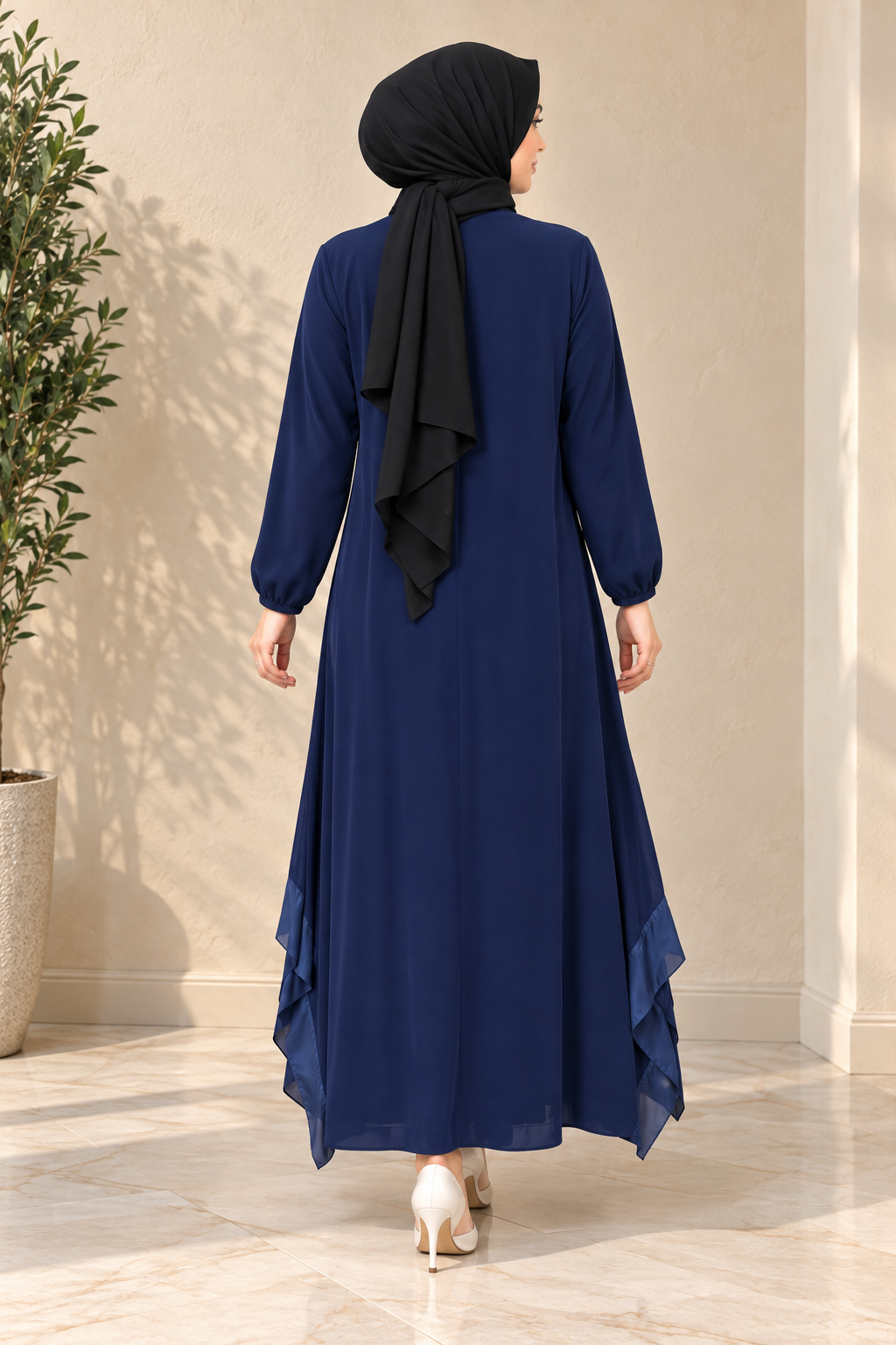 32109 derili tunik lacivert