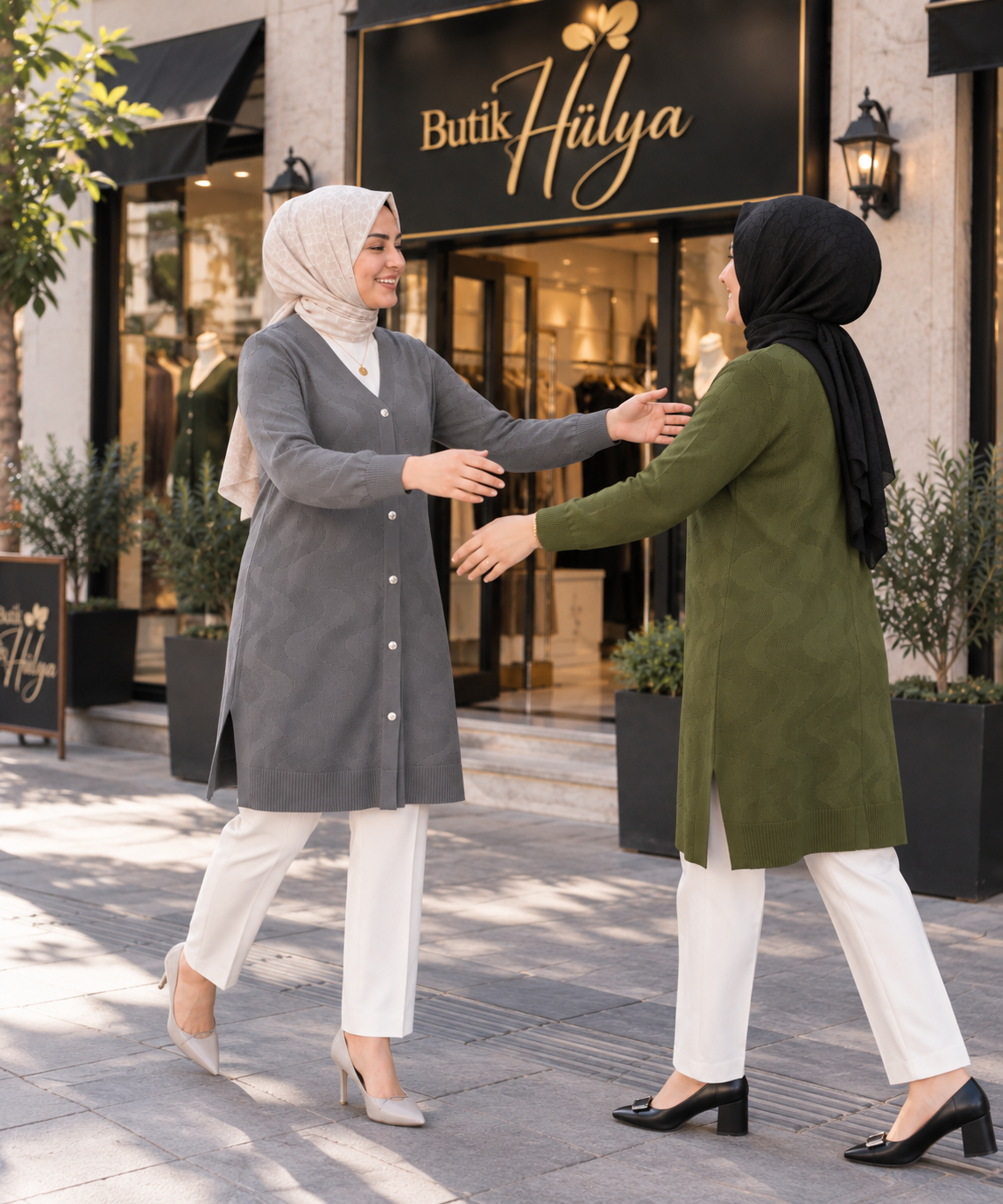 35108 Zehra Merserize Hırka Gri