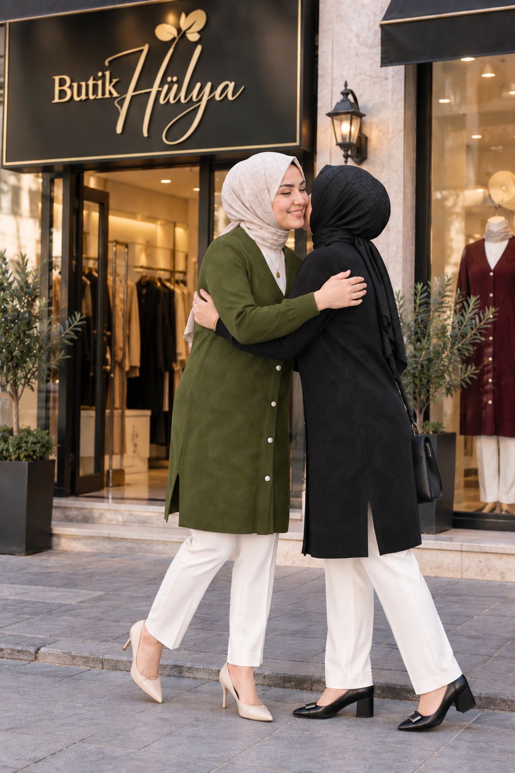 35108 Zehra Merserize Hırka Yağ Yeşili