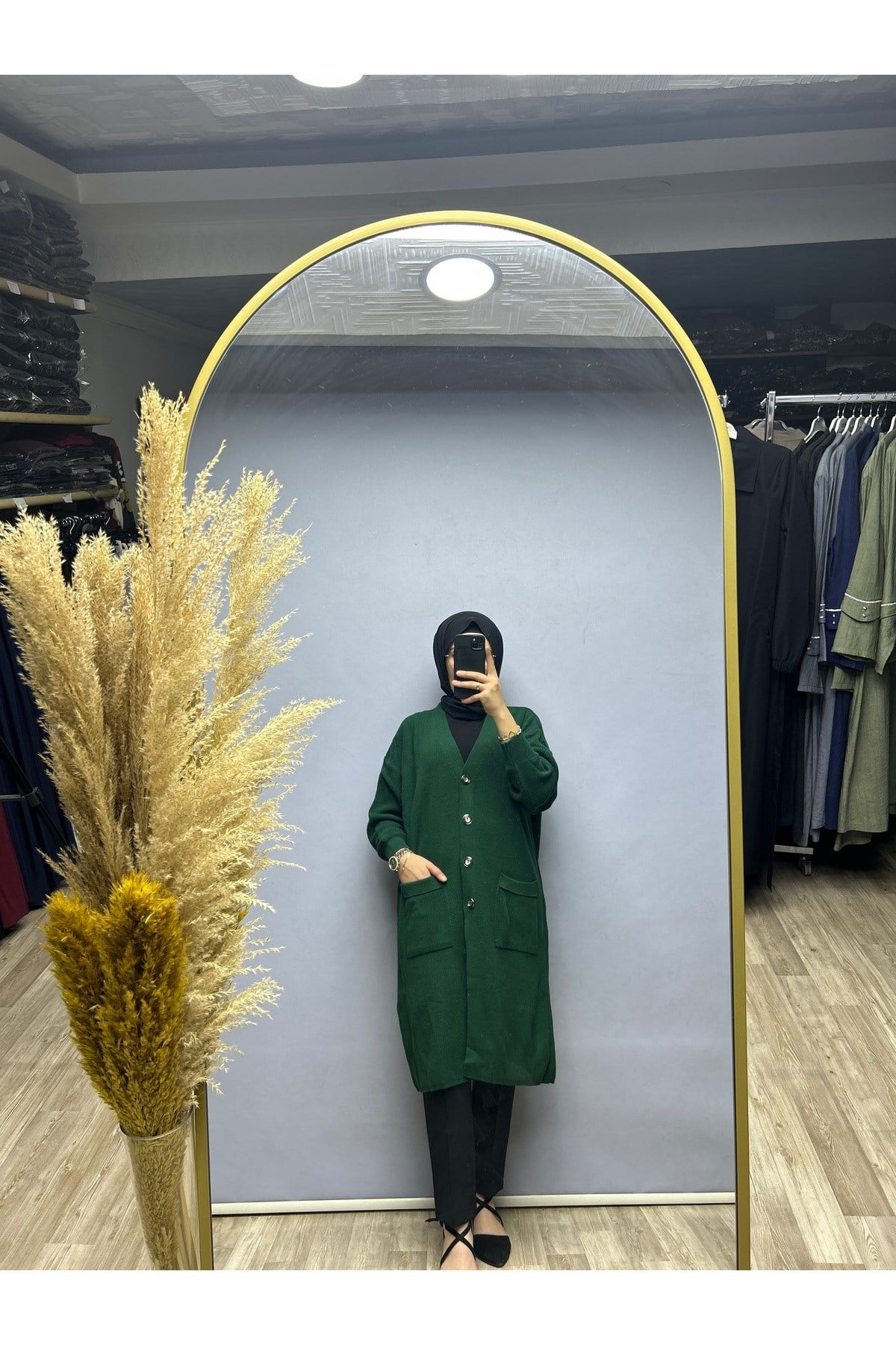 Çelik örme hırka