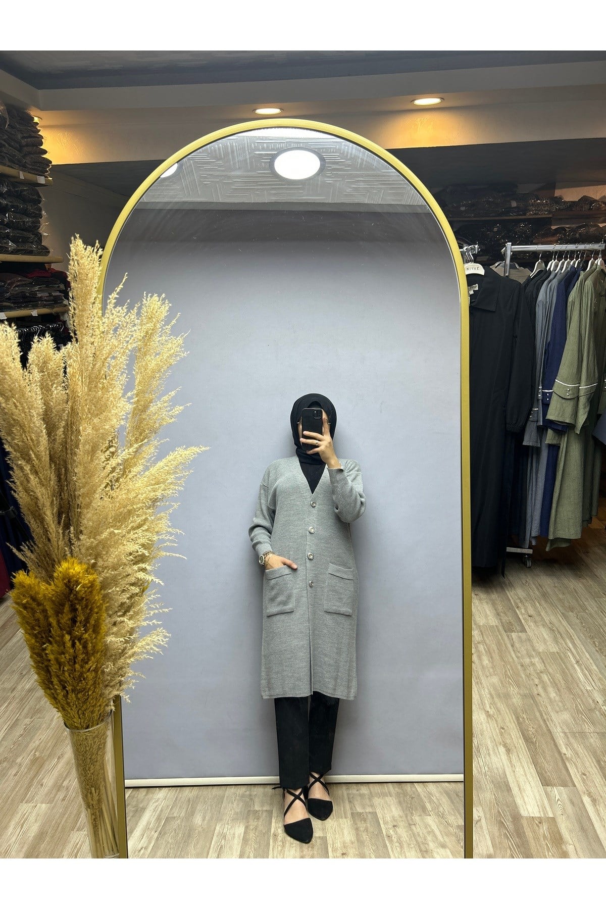 Çelik örme hırka