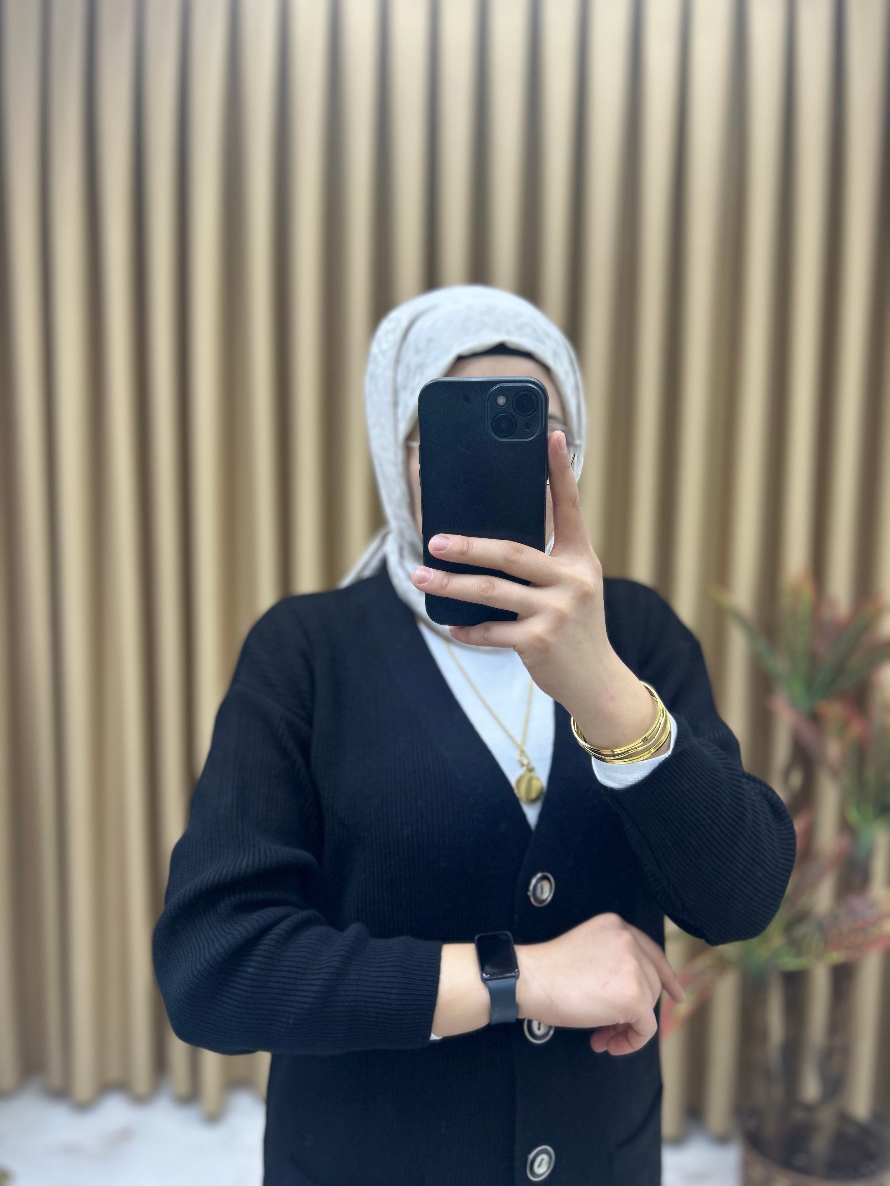 Çelik Örme Hırka Siyah 35105