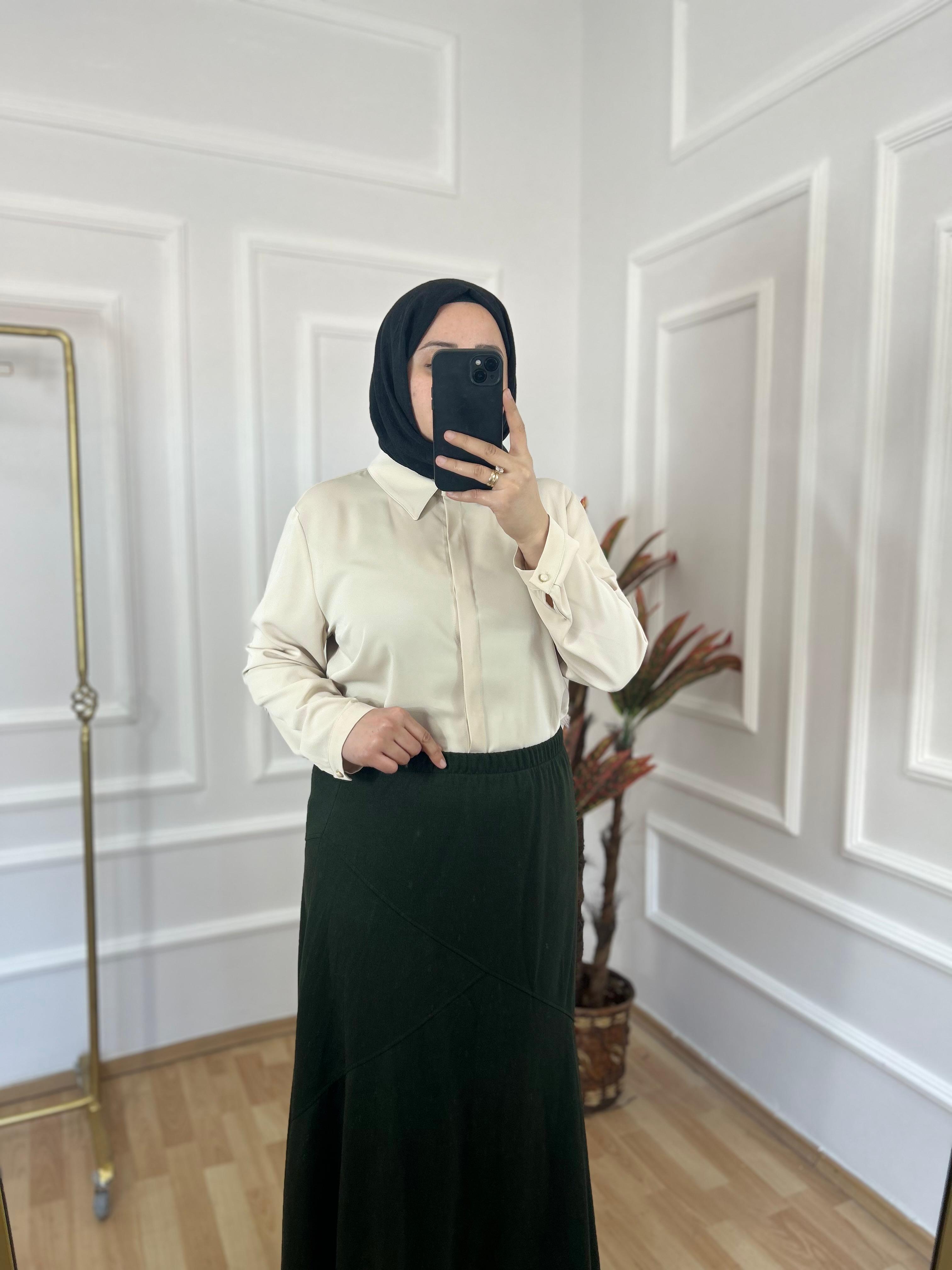 Firuze etek haki yeşili 27109