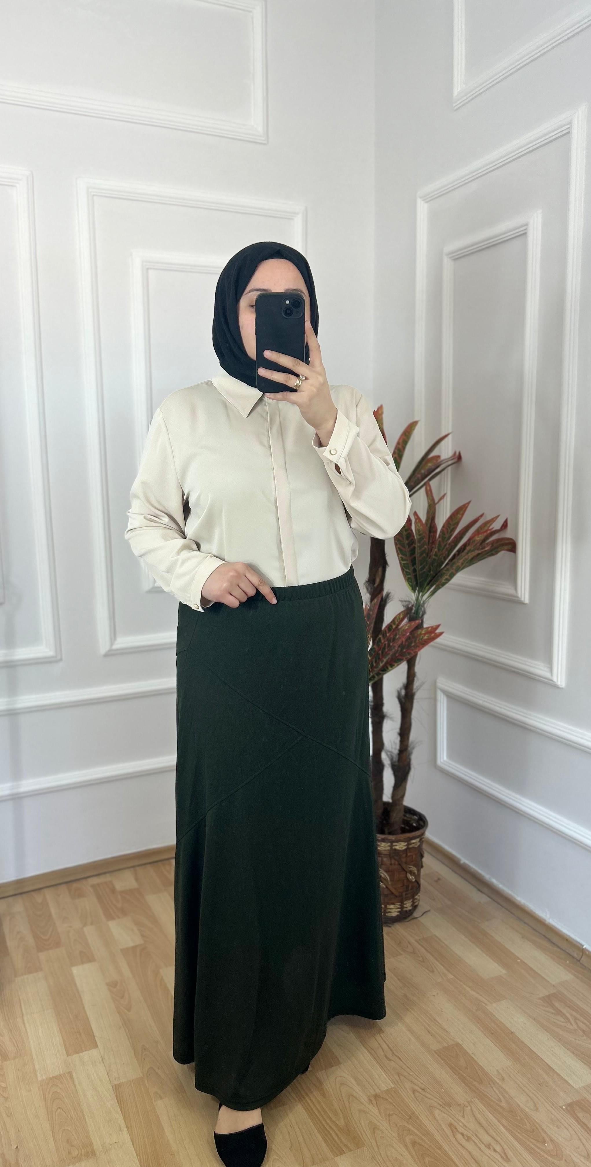 Firuze etek haki yeşili 27109
