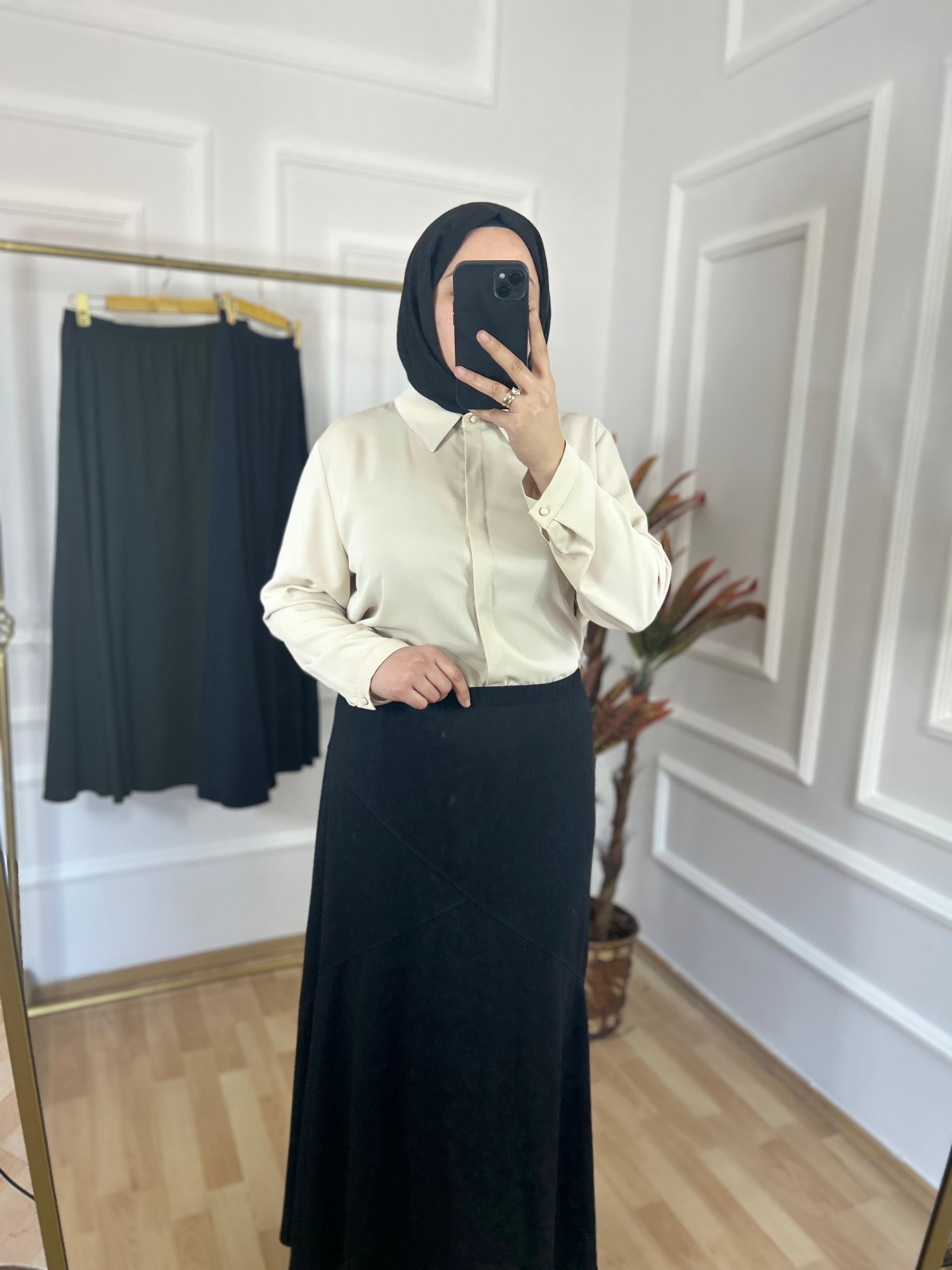 Firuze etek lacivert 27109