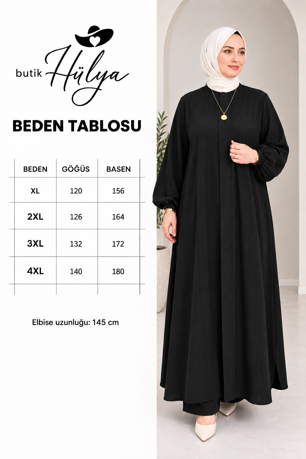 Gofre Takım Siyah 29121