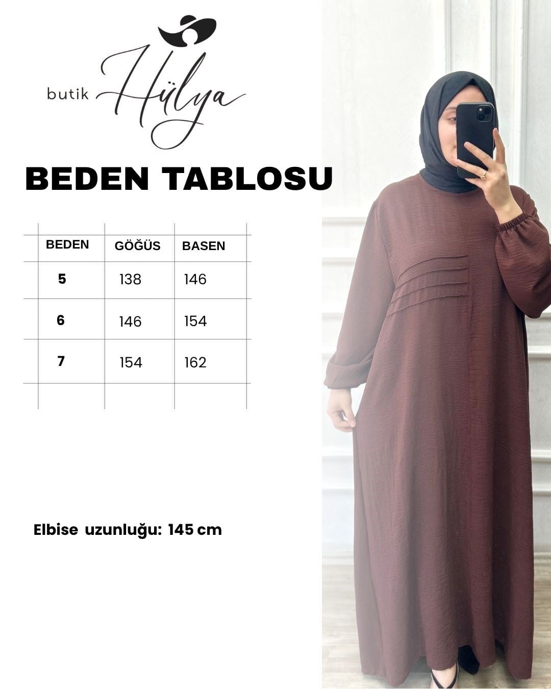Hülya elbise indigo 26106 