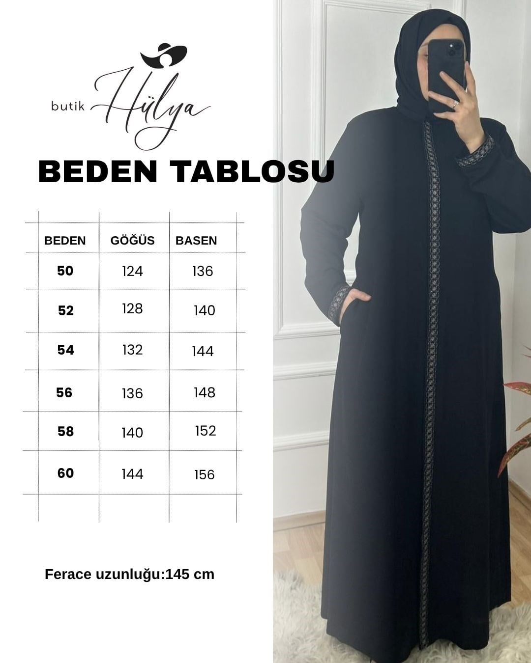 Hürrem Ferace lacivert  33103