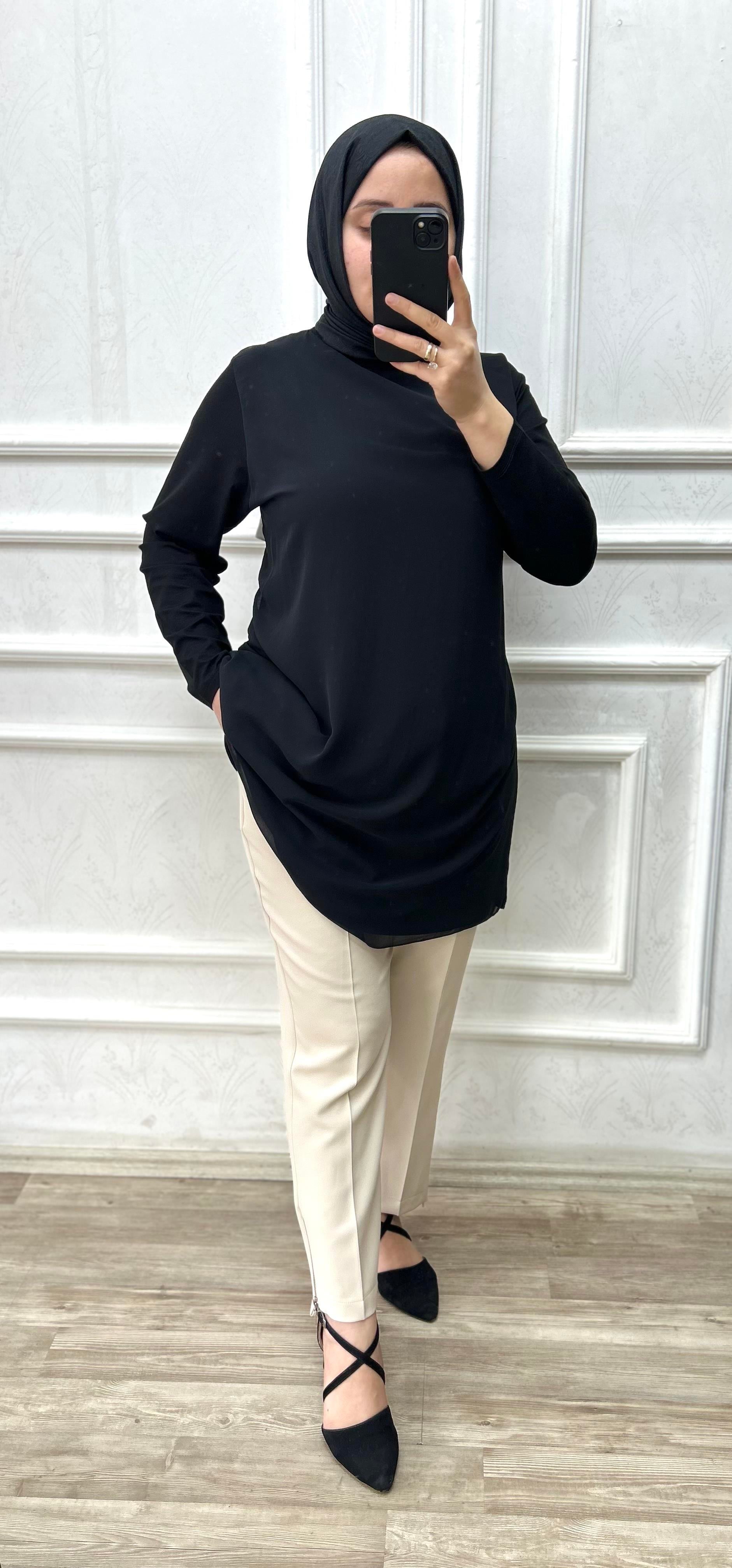 İnci pantolon krem 28102