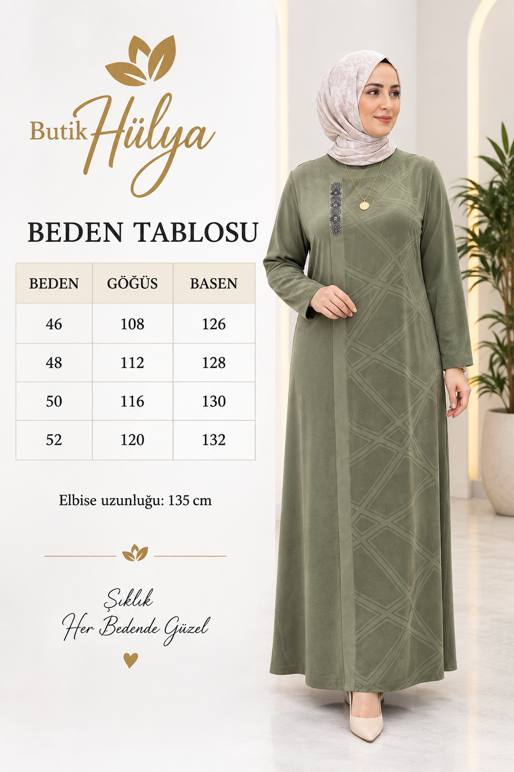 İpek Kupra Fatma Elbise Yeşil 26125