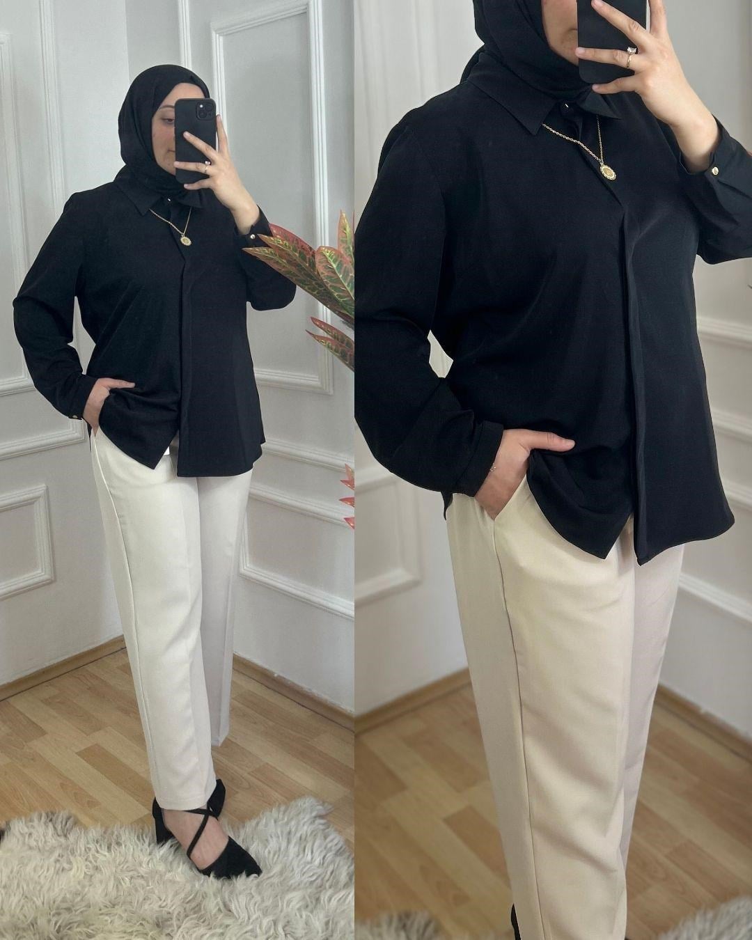 Klasik Pantolon Krem 28107