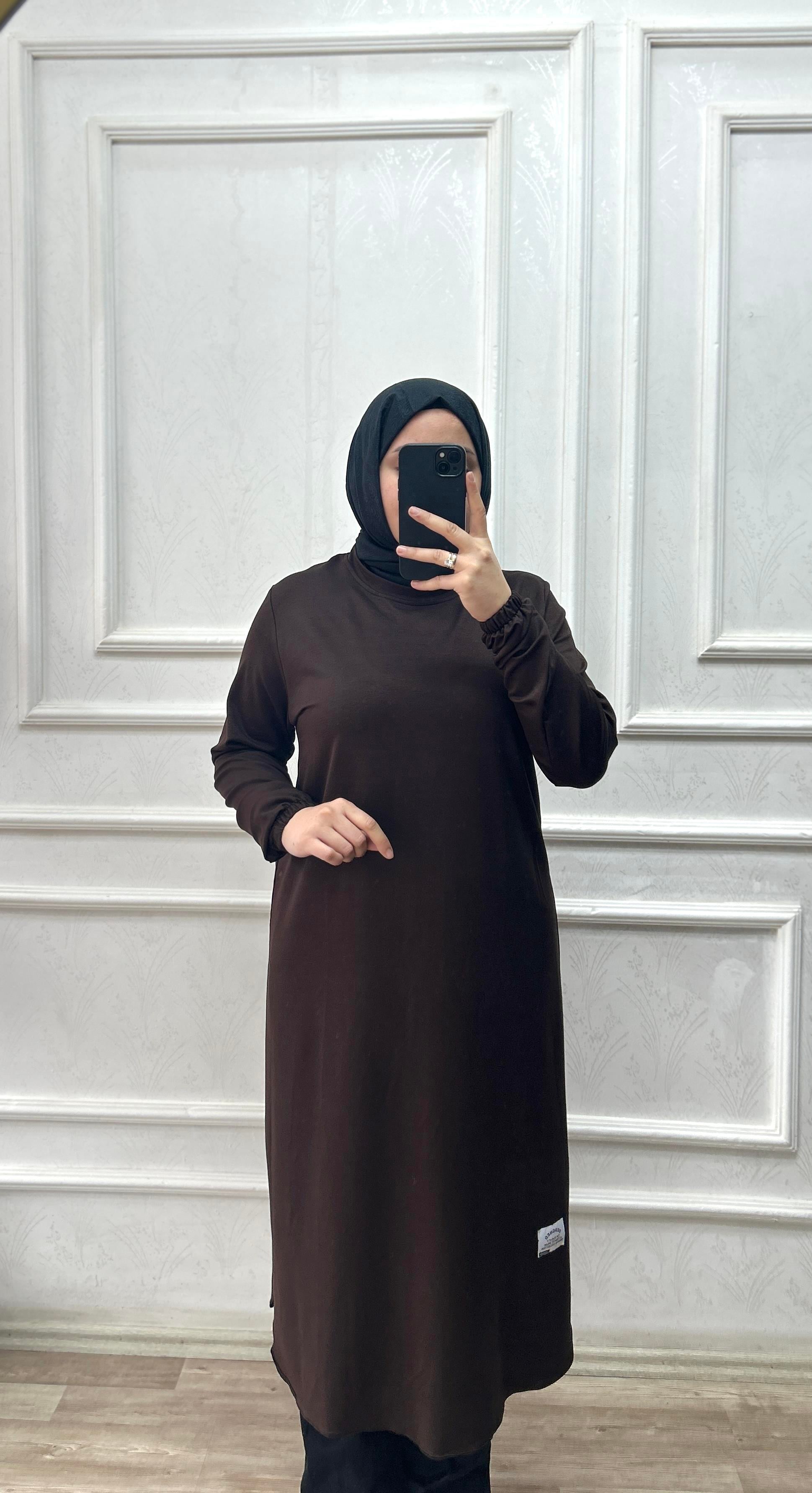 Leyla tunik acı kahve 32106