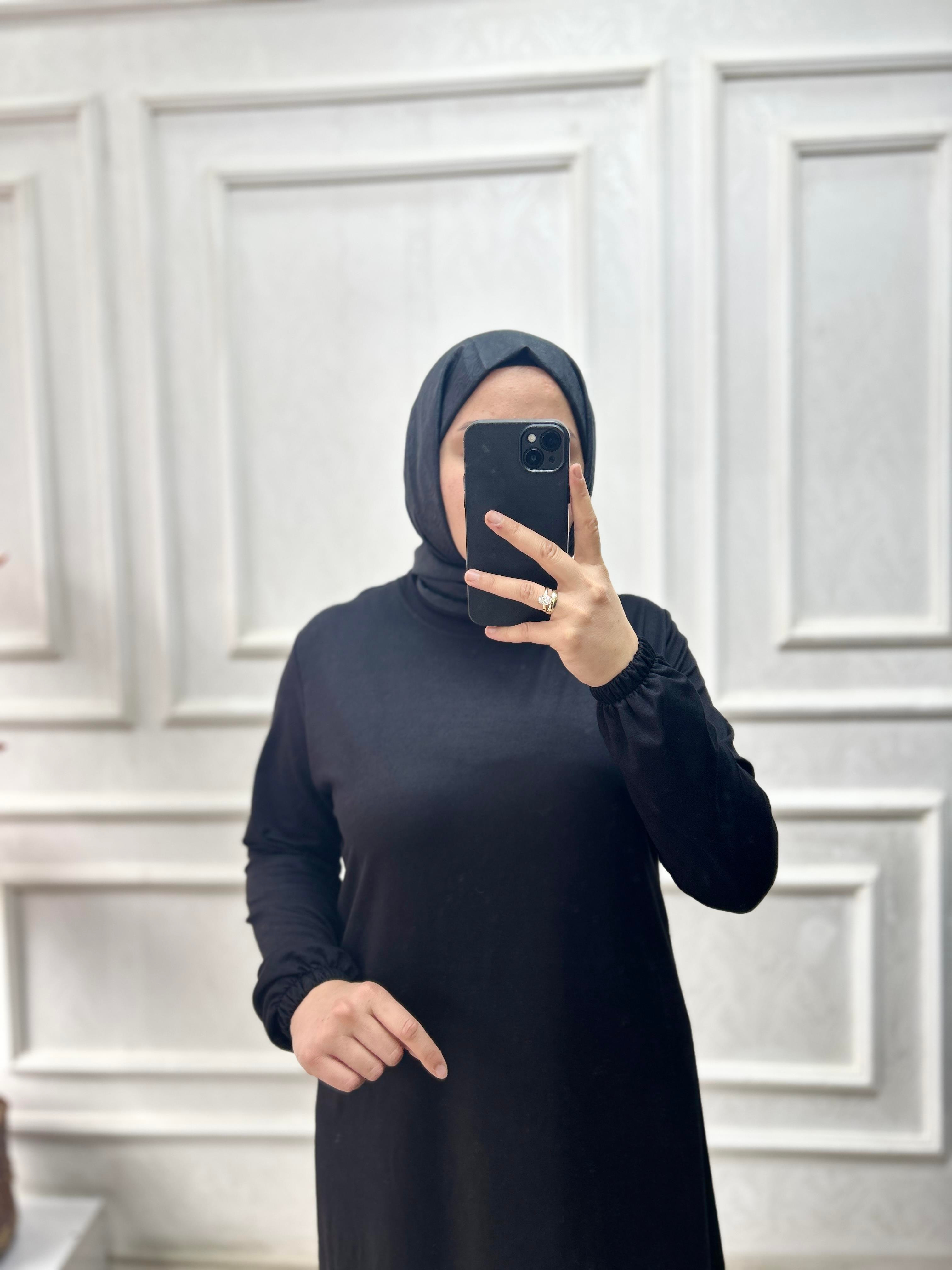 Leyla tunik siyah 32106