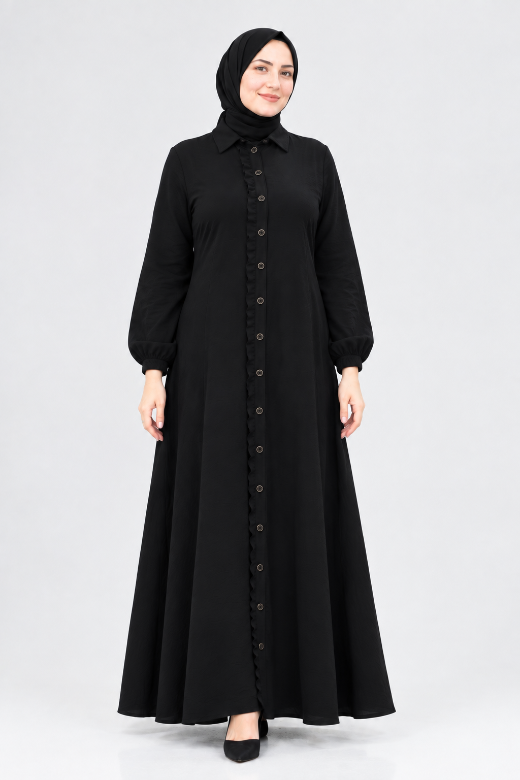 Mina Elbise Siyah  26131