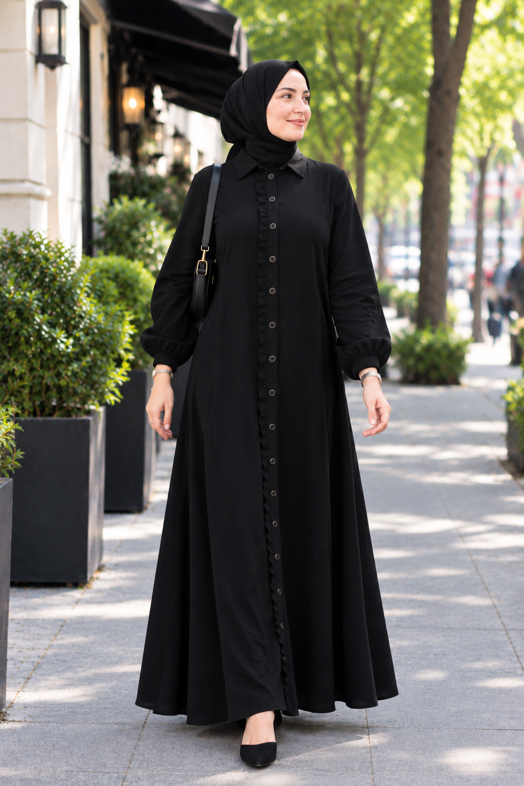 Mina Elbise Siyah  26131