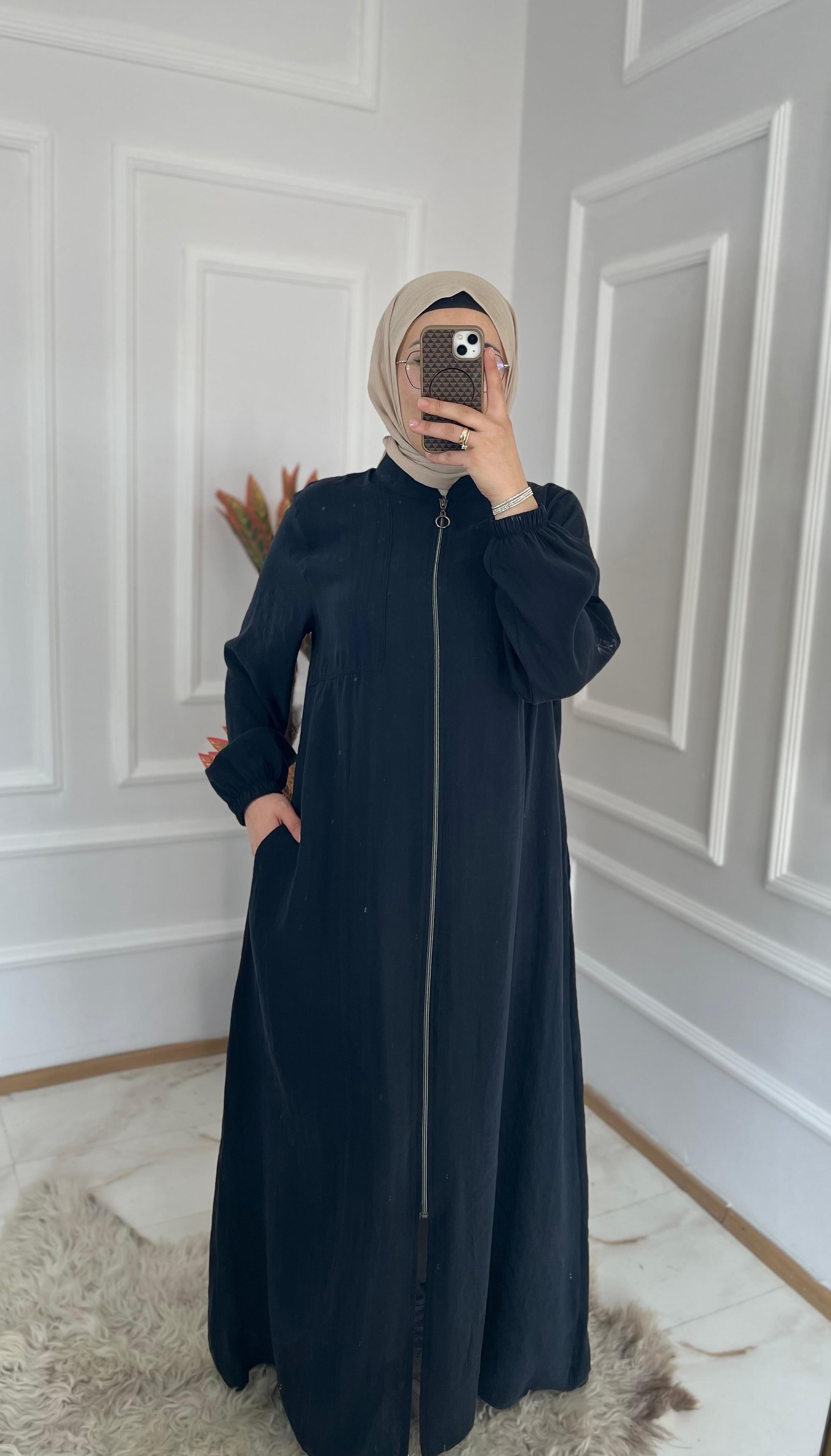 Modal Kumaş Siyah Kap 33104