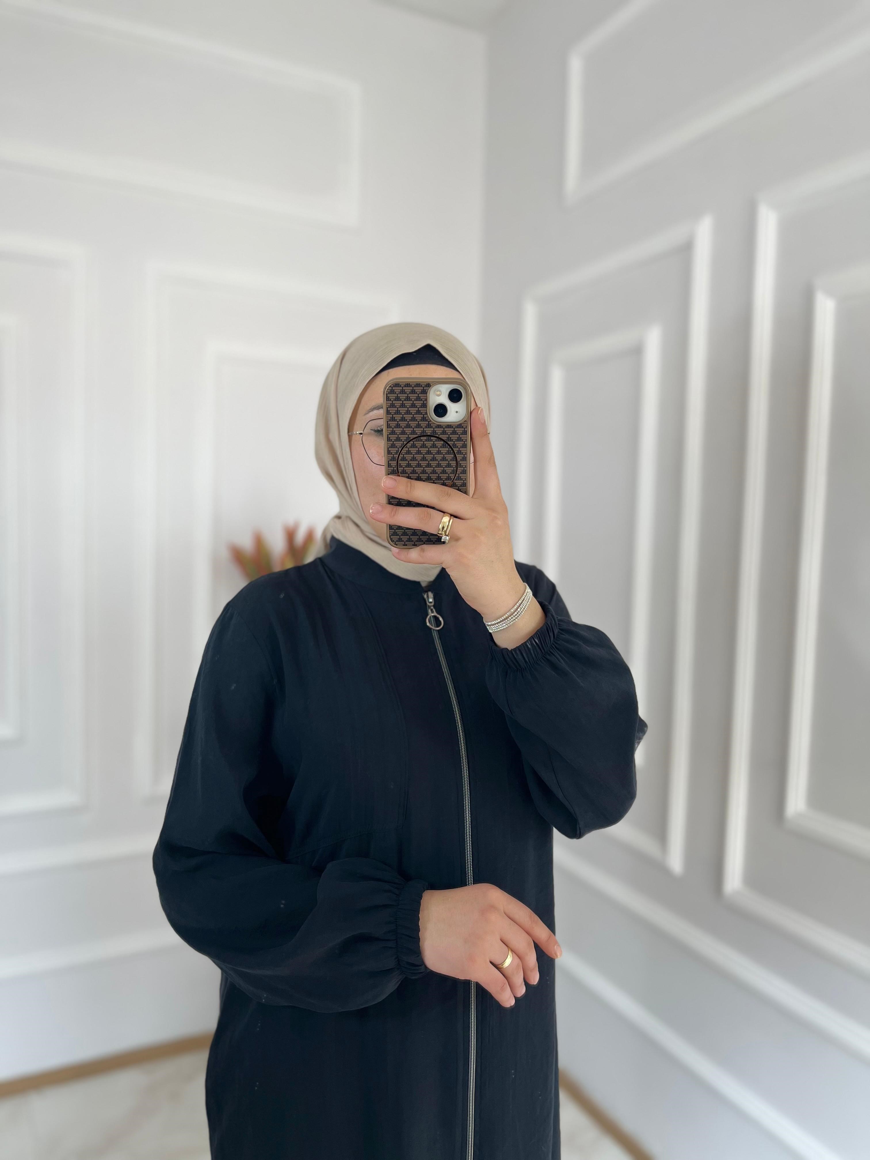 Modal Kumaş Siyah Kap 33104