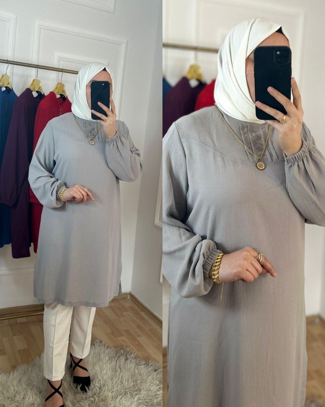 Nihal tunik gri 32113