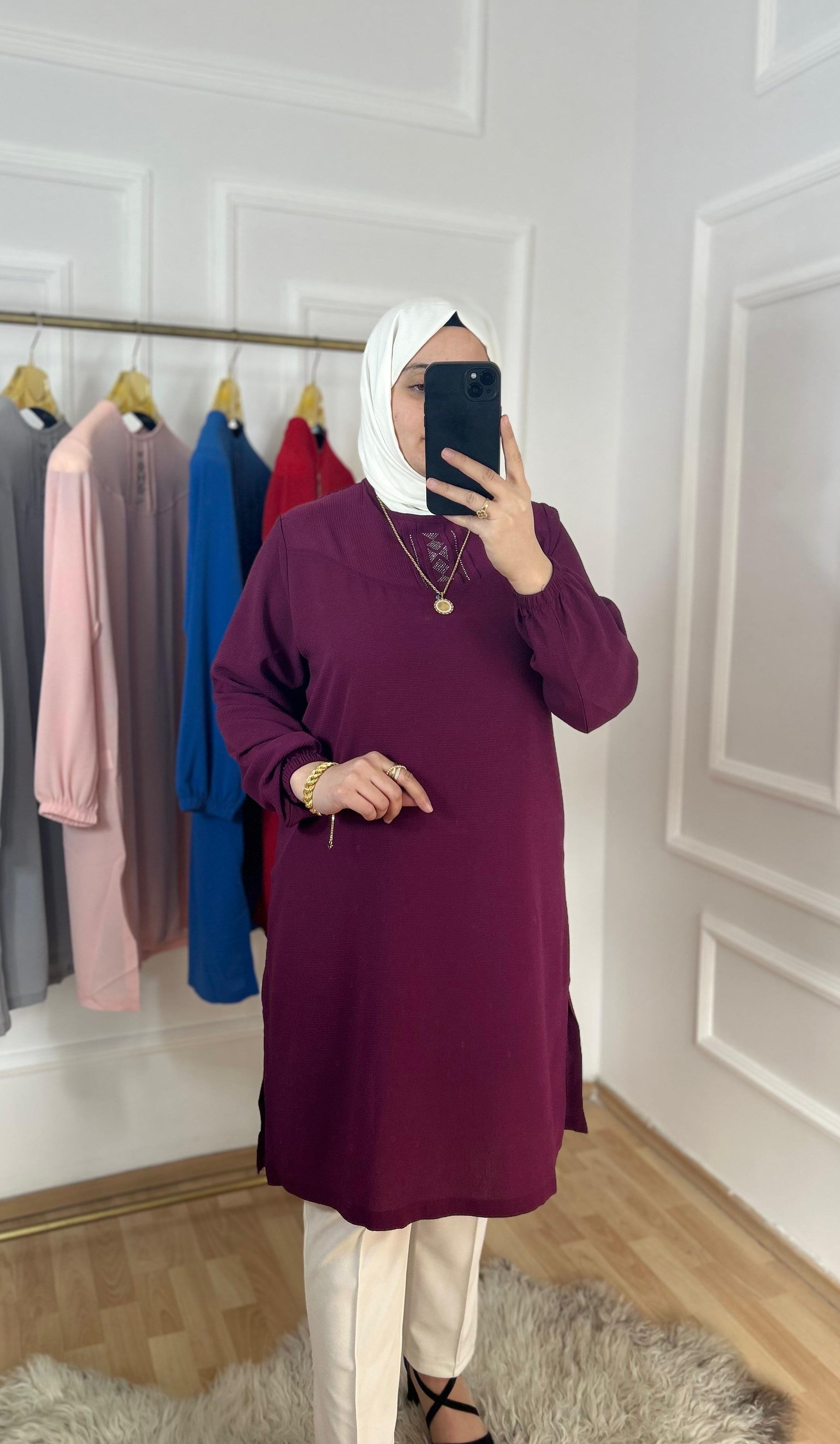 Nihal tunik mor 32113
