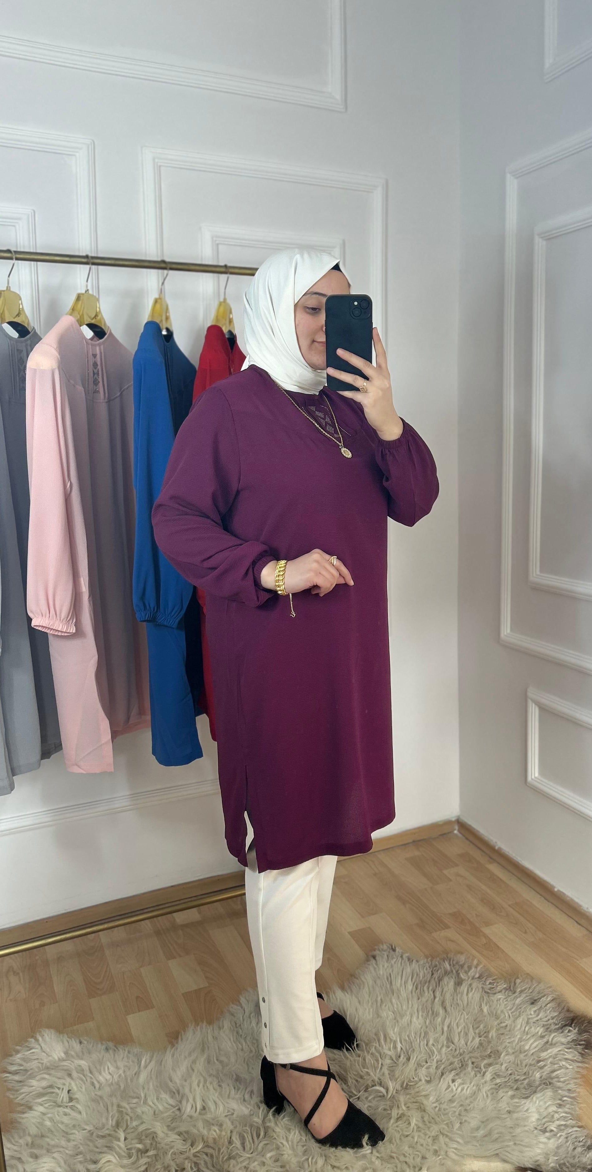Nihal tunik mor 32113