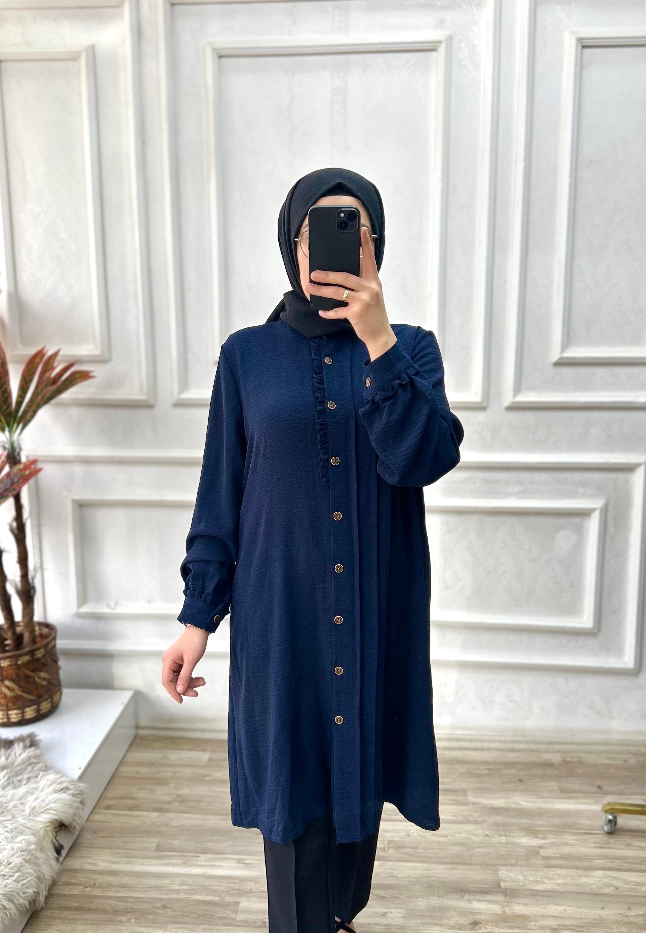 Rahve tunik ayrobin lacivert 32103
