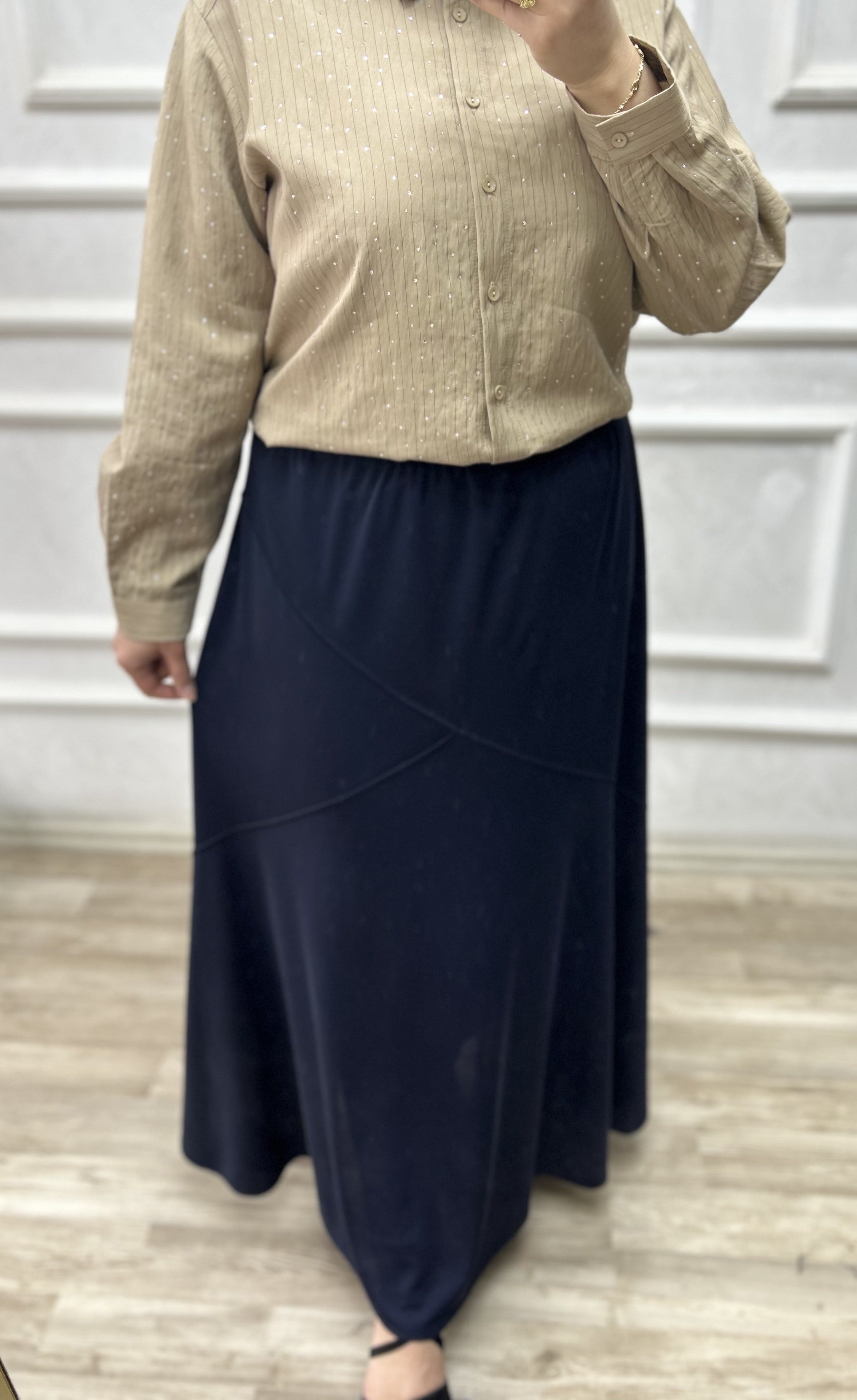 Rebeka Çapraz Etek Lacivert 27103