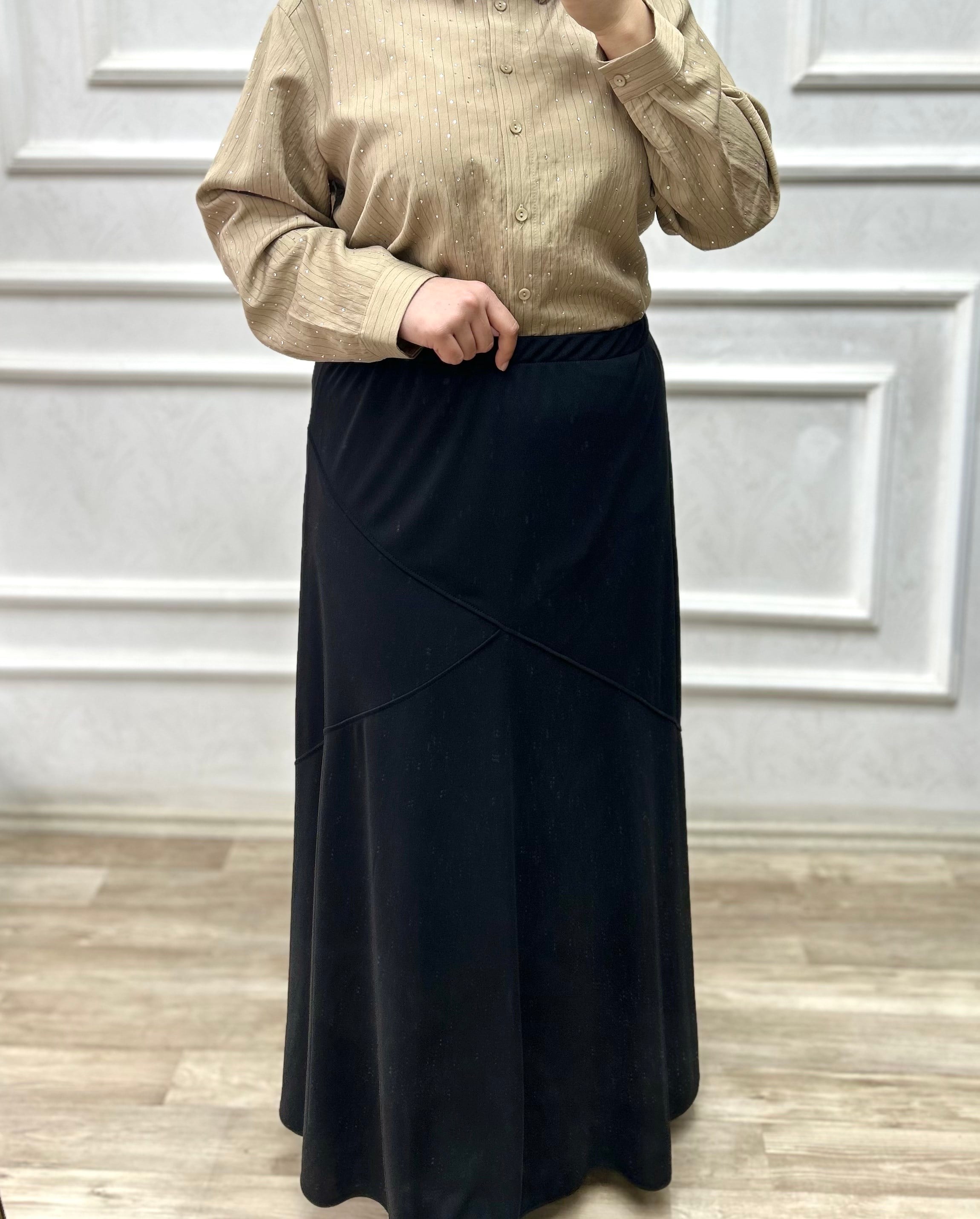 Rebeka Çapraz Etek Siyah 27103